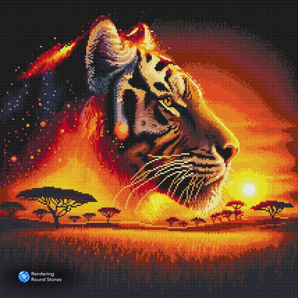 Diamond Painting - Heart of Fire "Limited Edition"