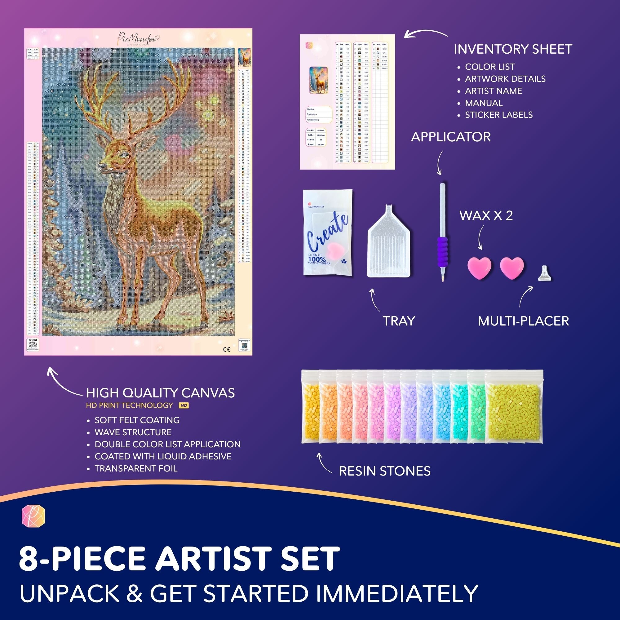 Diamond Painting - Golden Deer