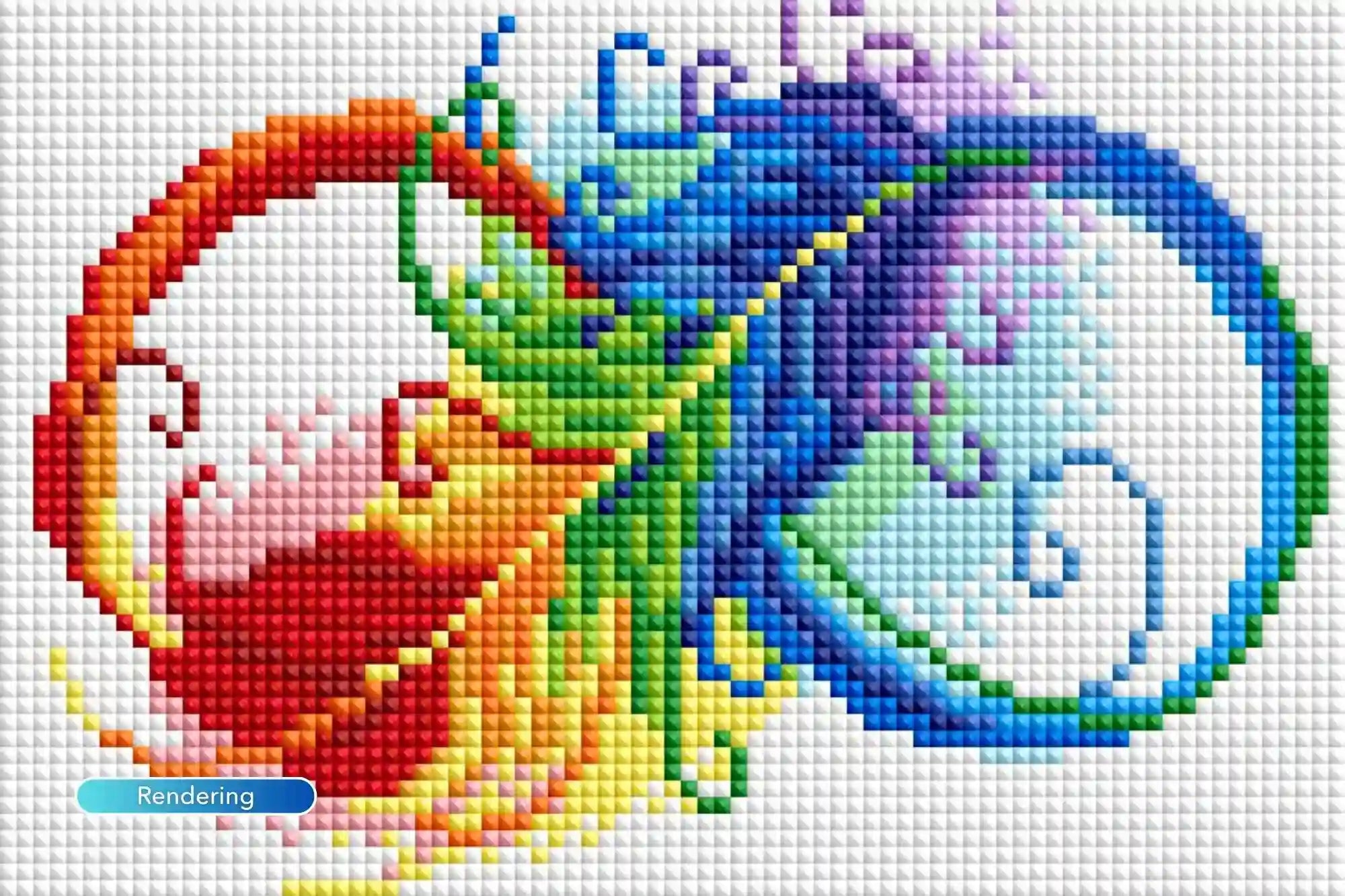 Diamond Painting Mini – Infinity Feather