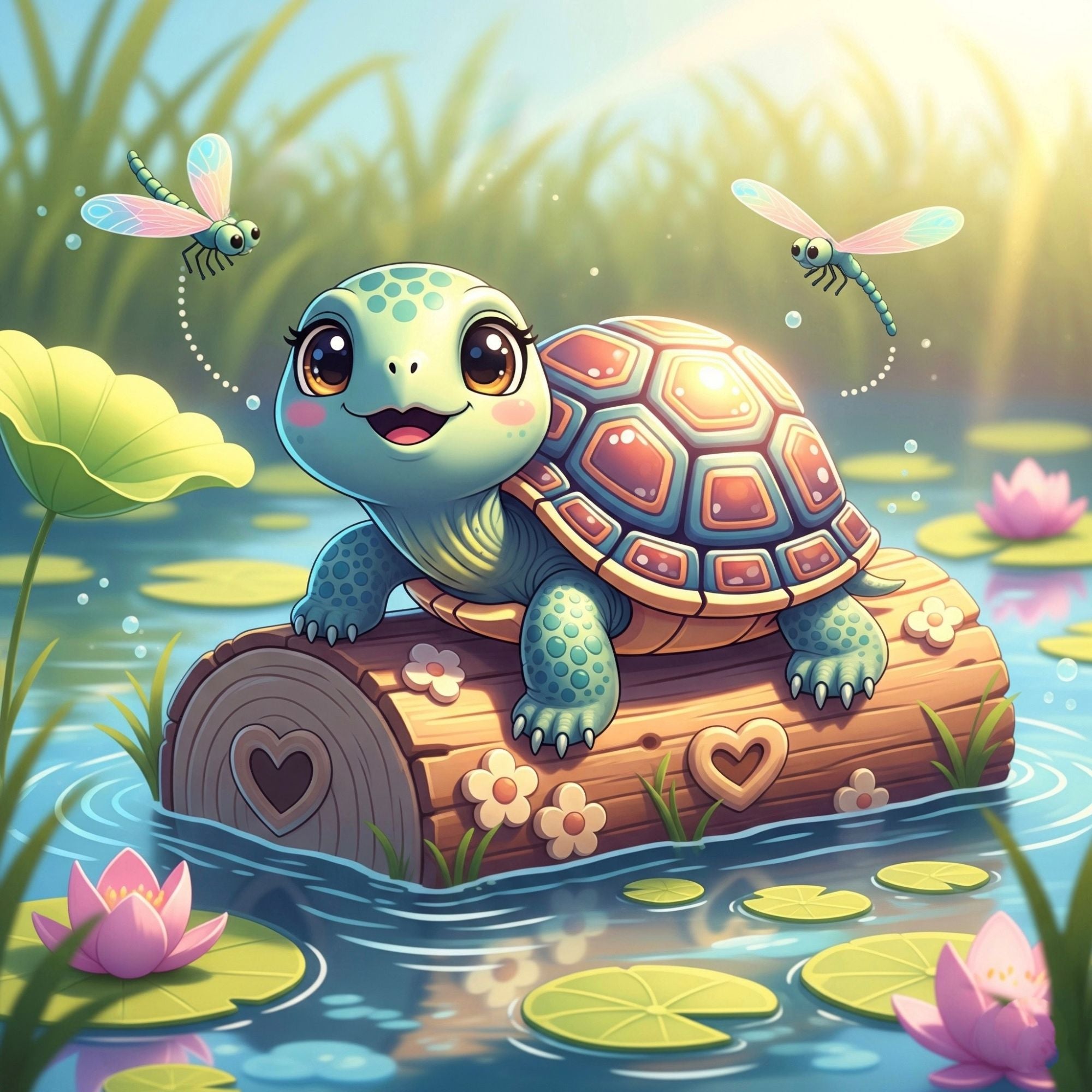 Diamond Painting – Turtle Girl Karla