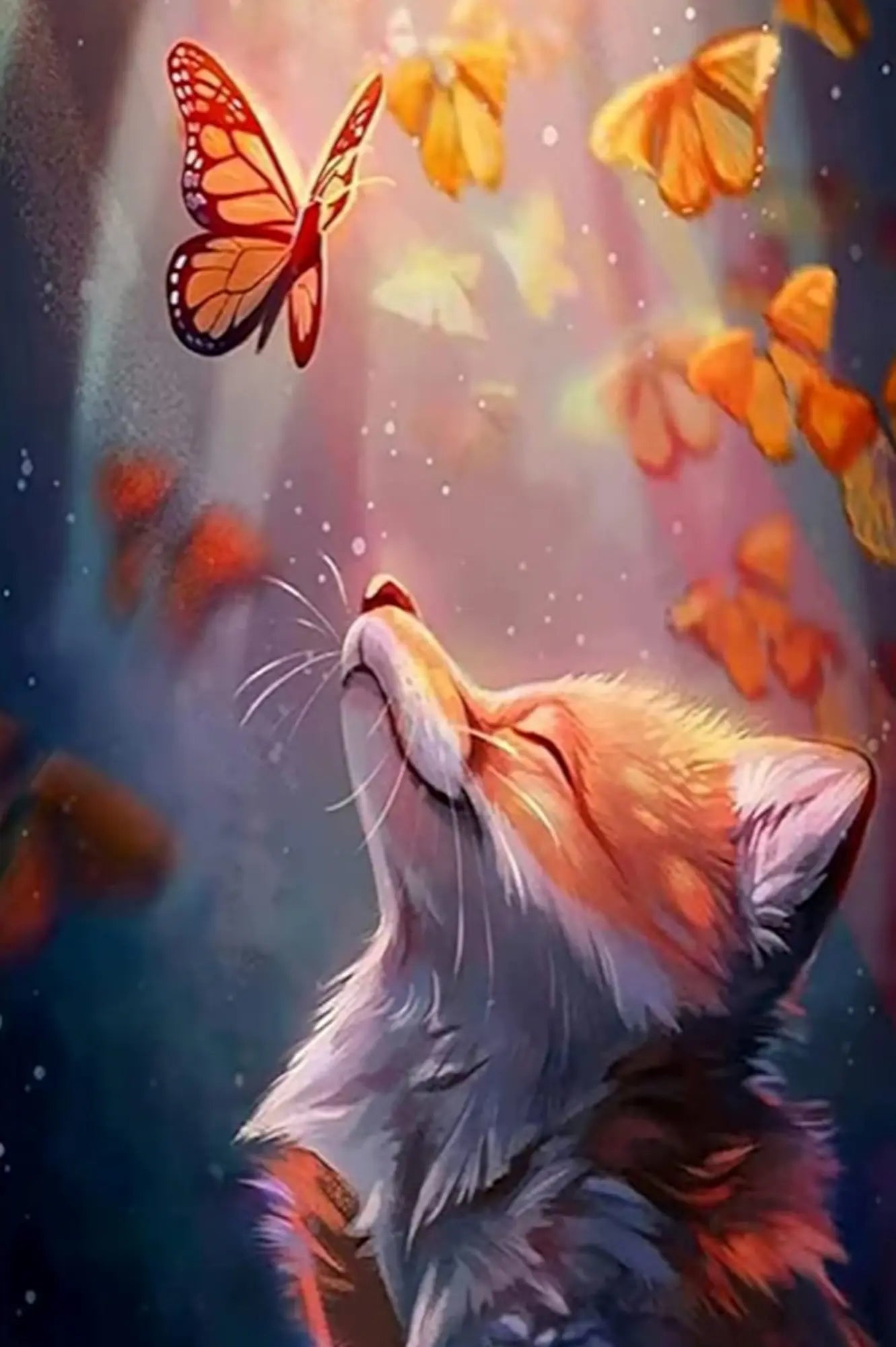 Diamond Painting – Cute Fox in the Deciduous Forest