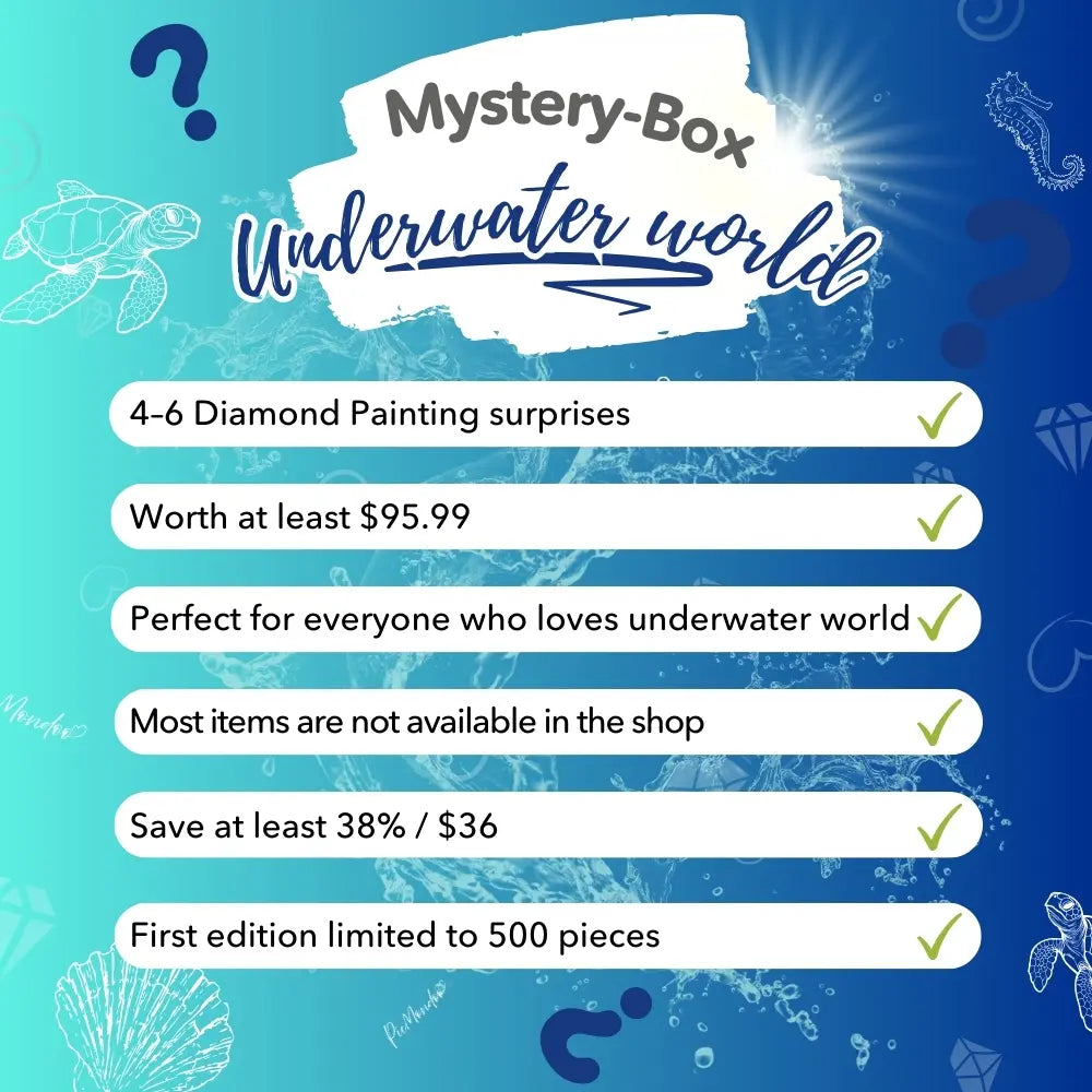 Diamond Painting Mystery Box "Underwater World" (#1)