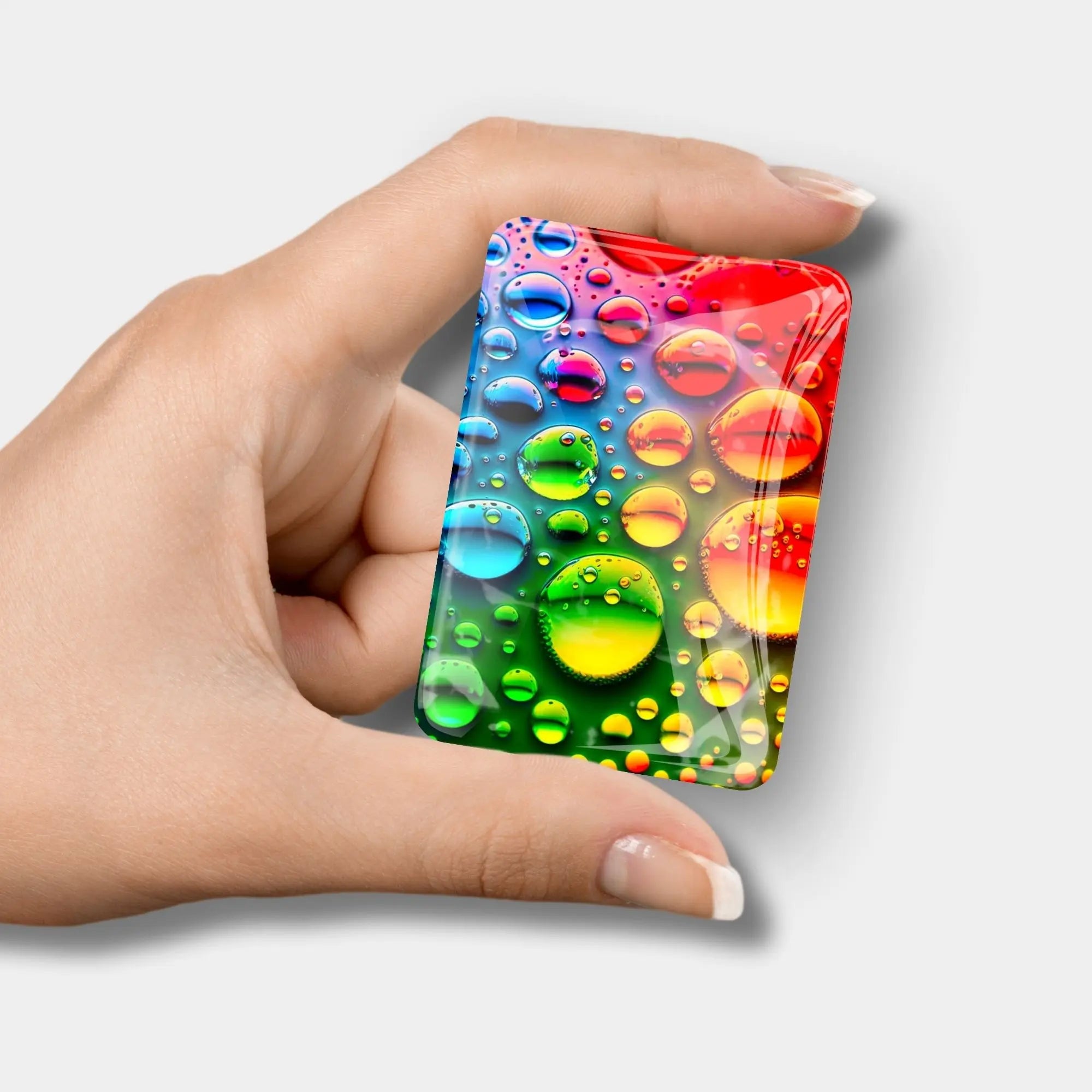 Cover Minder - Colorful Raindrops