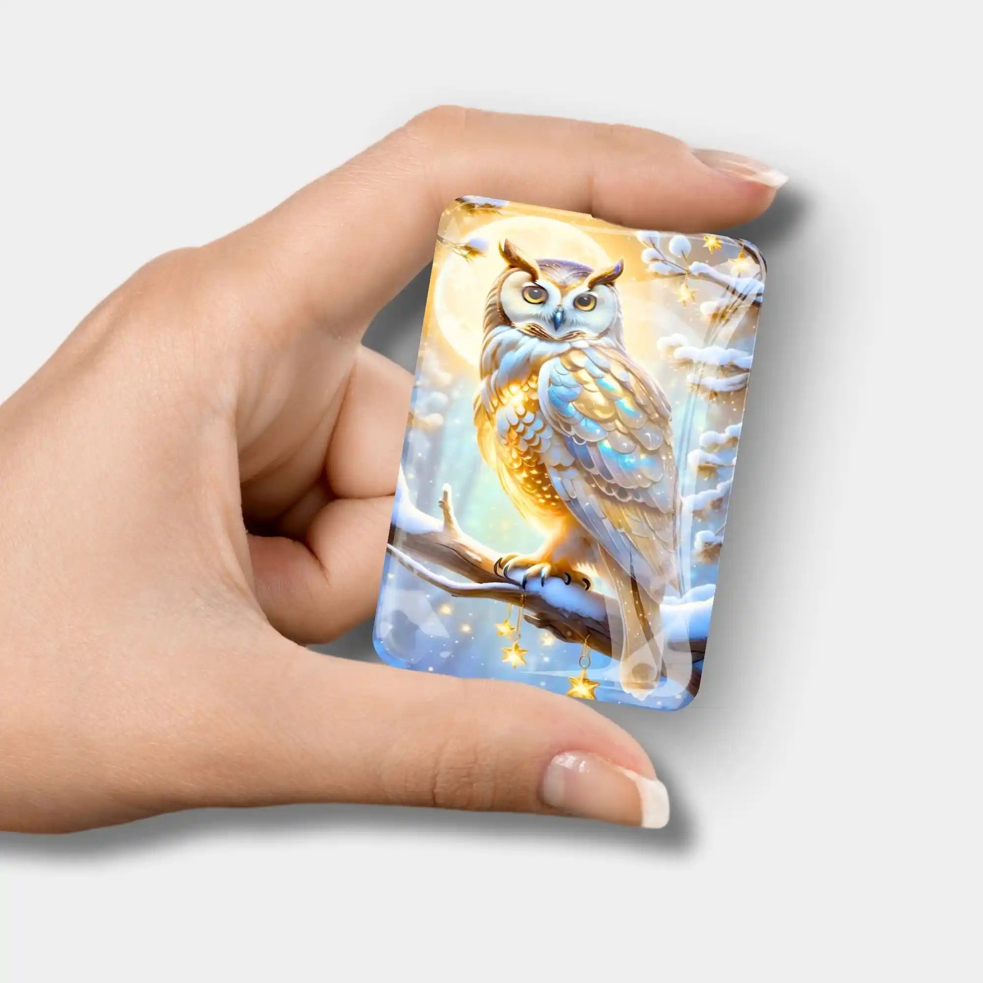 Cover Minder - Golden Snow Owl