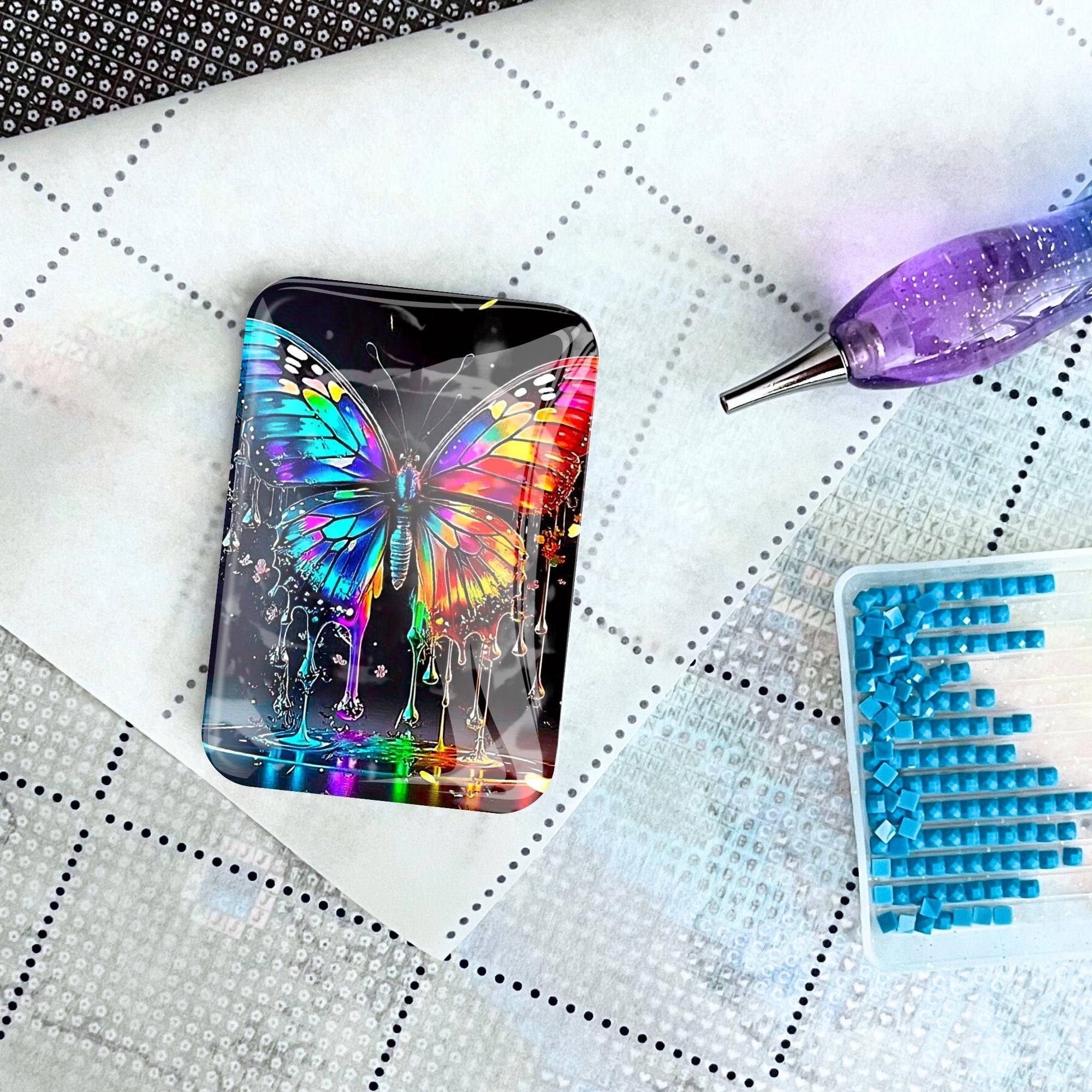 Cover Minder - Waterdrop butterfly