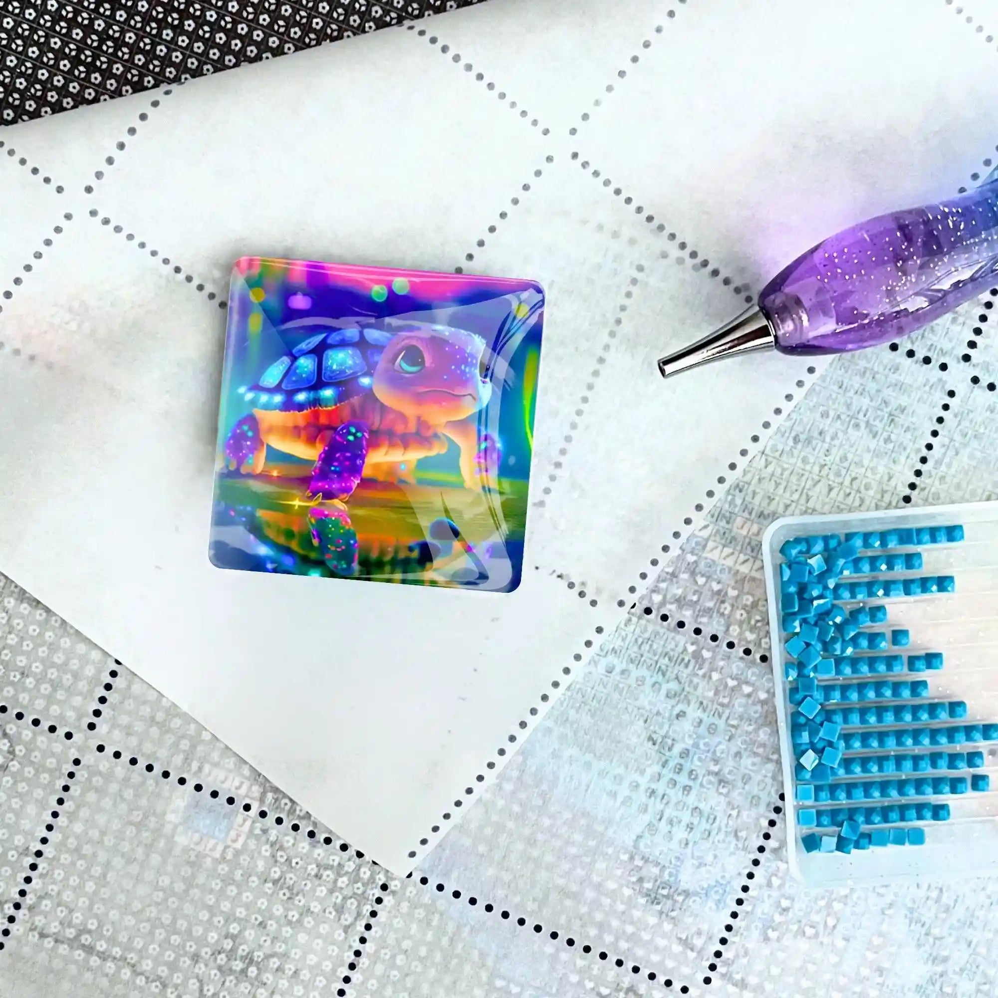 Cover Minder - Sparkling Turtle