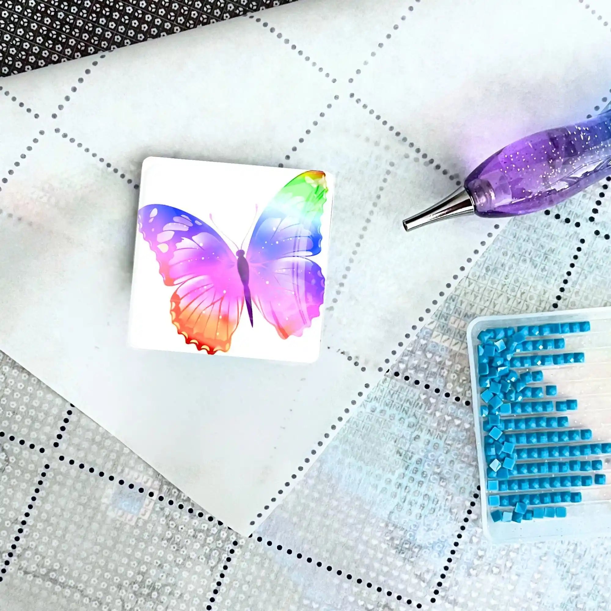 Cover Minder - Colorful Butterfly