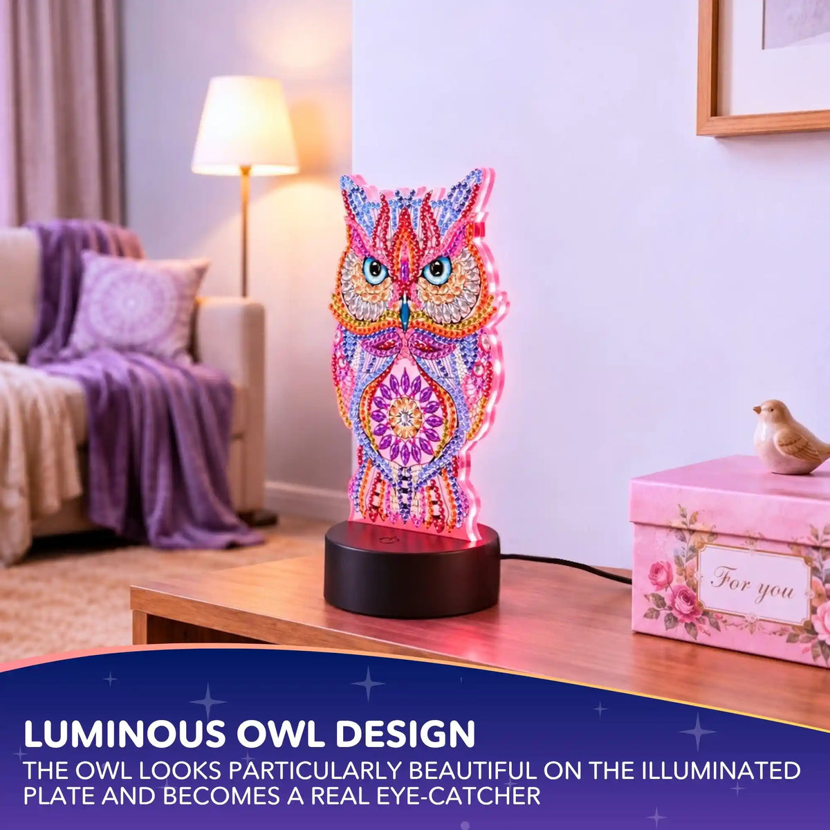 LED Owl Light