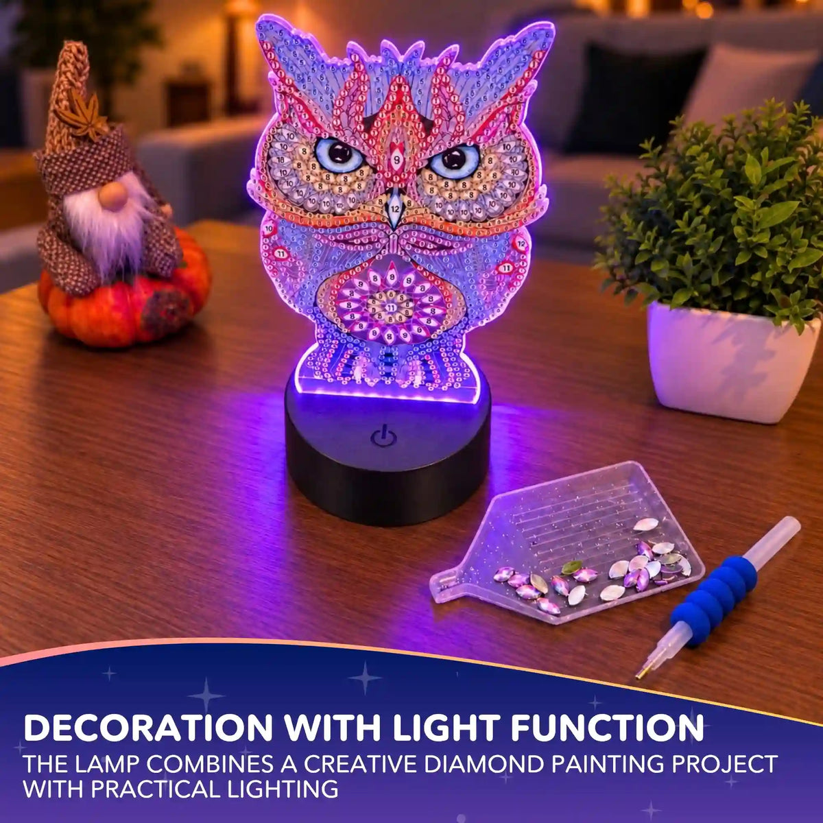LED Owl Light