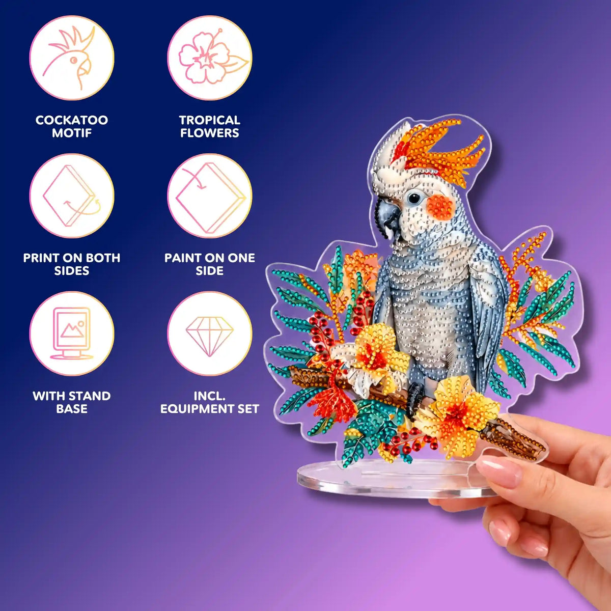 Diamond Painting Display Stand — Cockatoo