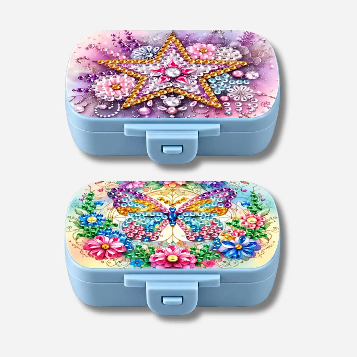 Diamond Painting Pill Boxes (Set of 2)