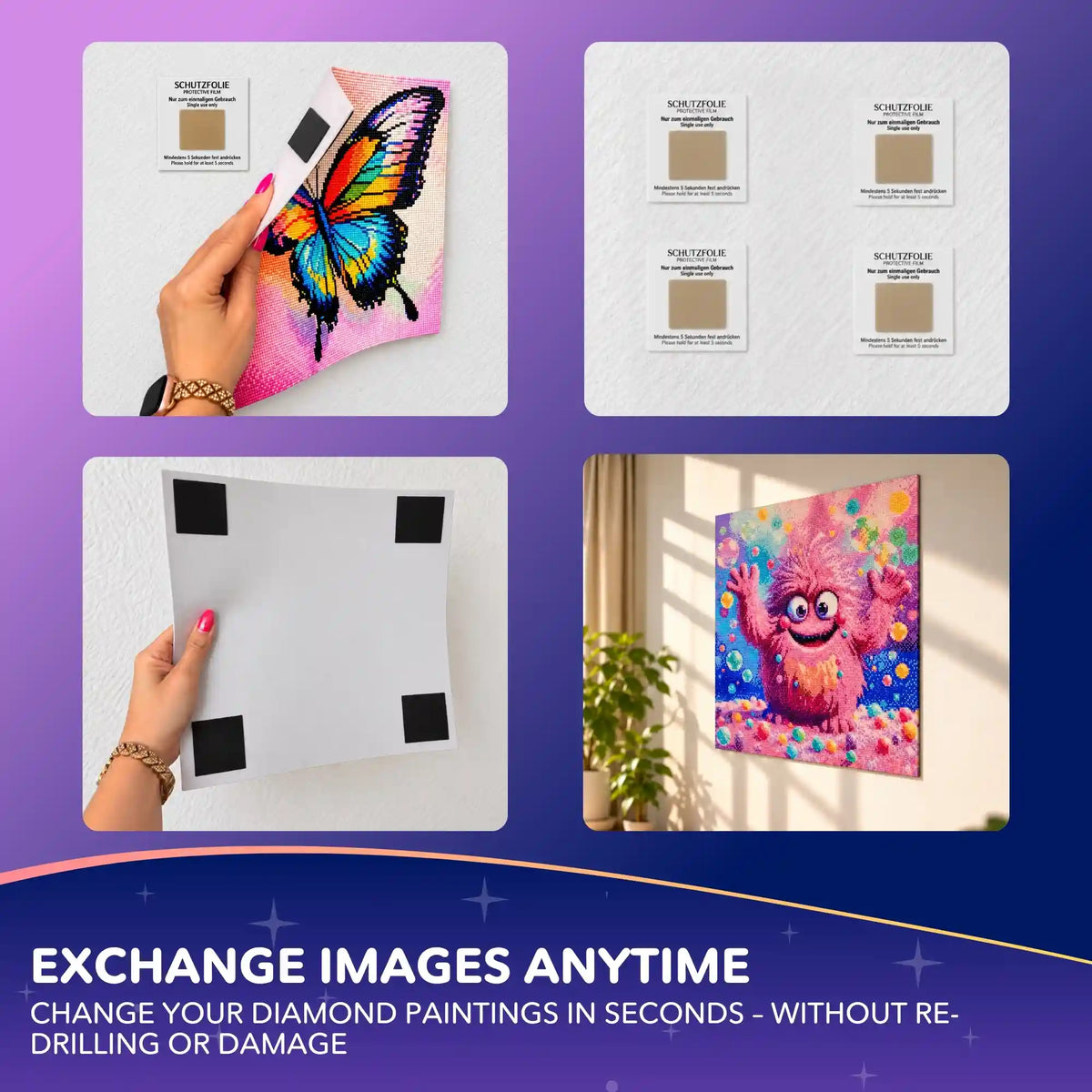 Magnetic Wall Mount for Diamond Paintings