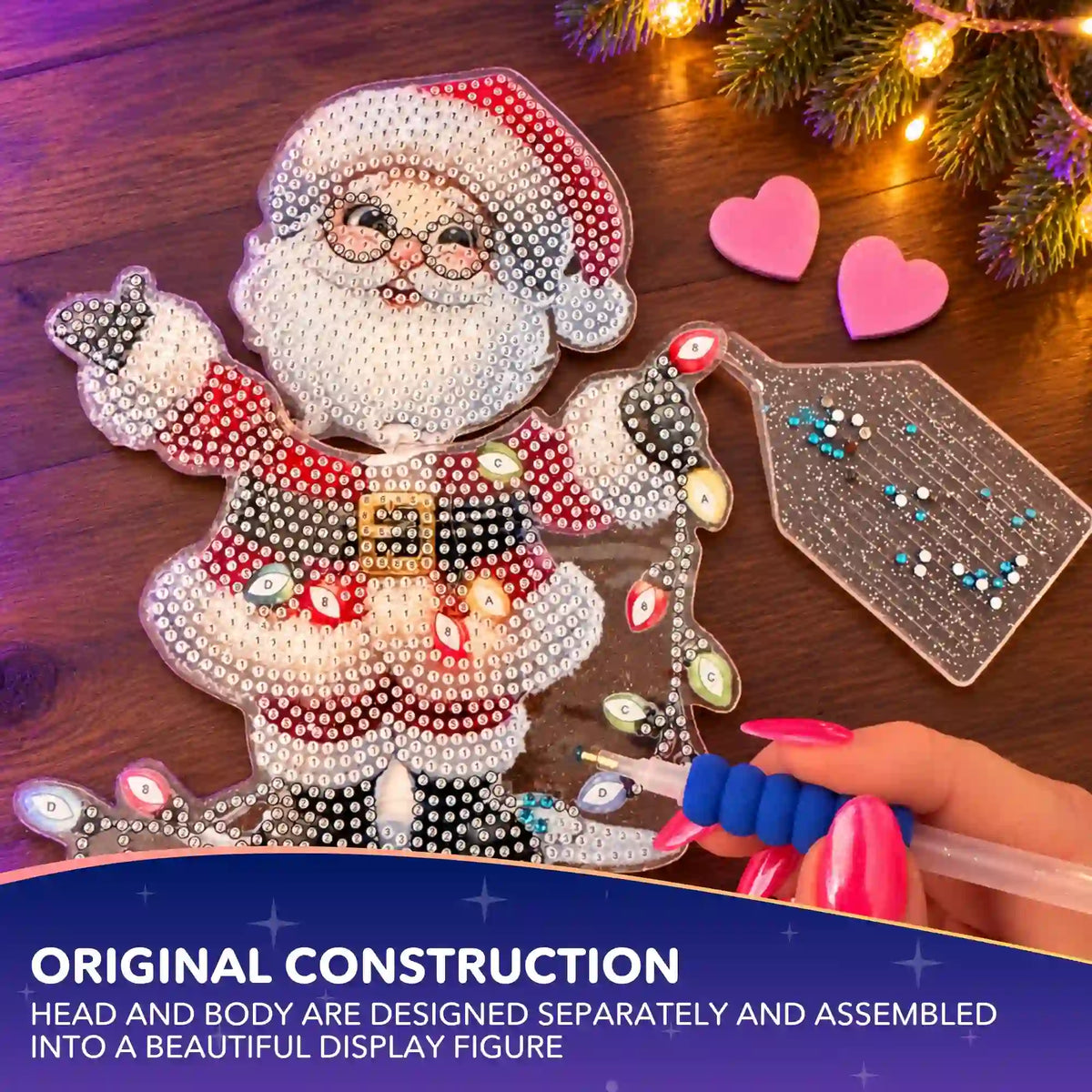 Diamond Painting – Wobble Stand Santa Claus