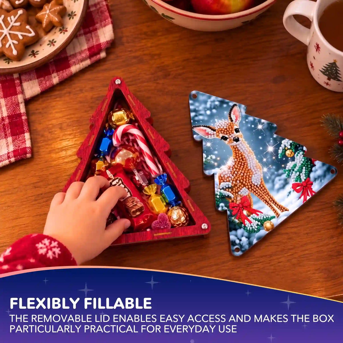 Diamond Painting Storage Box Christmas Deer