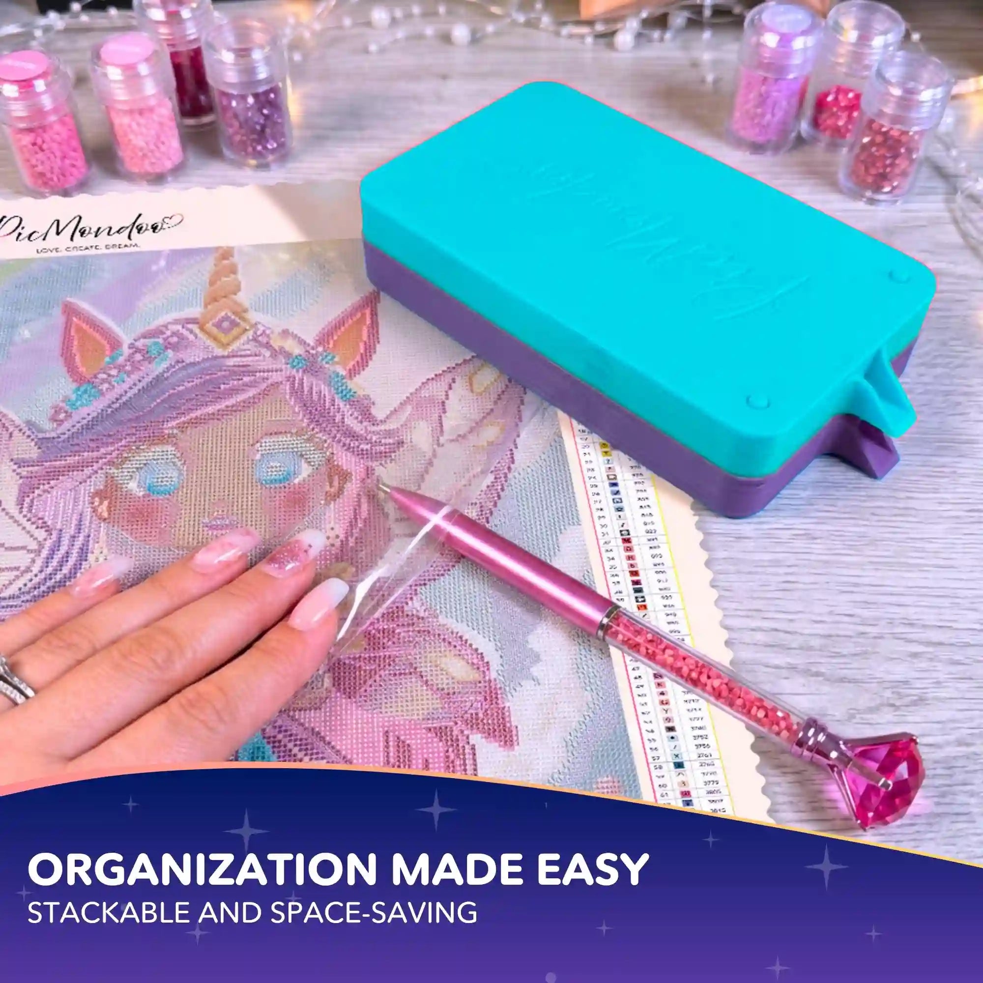 3D Small Glitter Tray