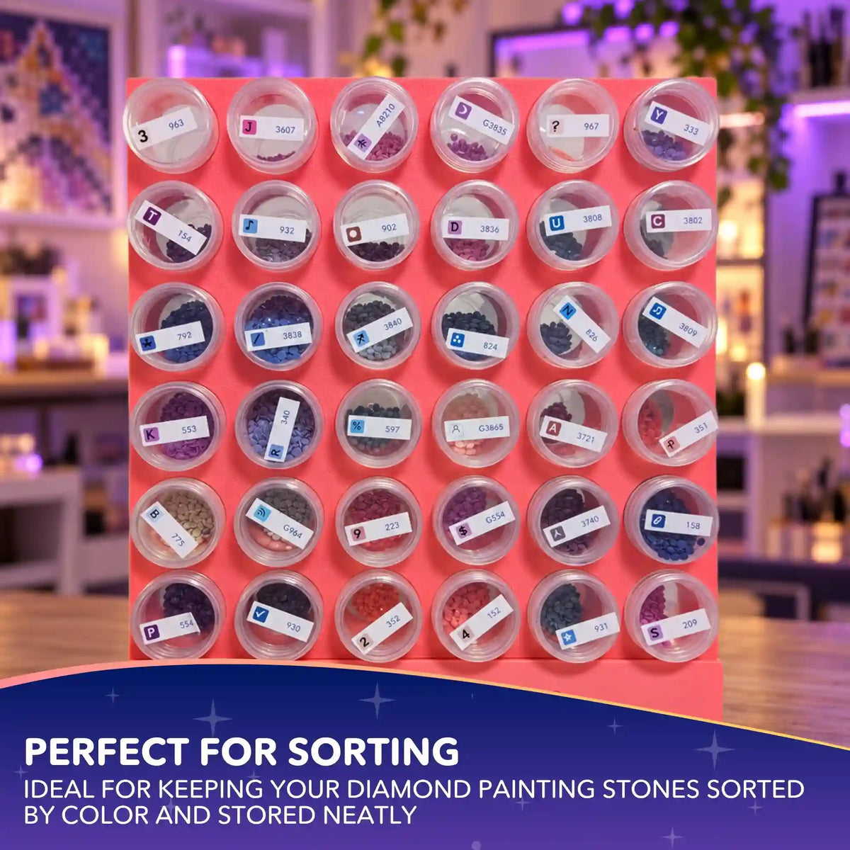 Diamond Painting Storage Containers / 36 Pieces