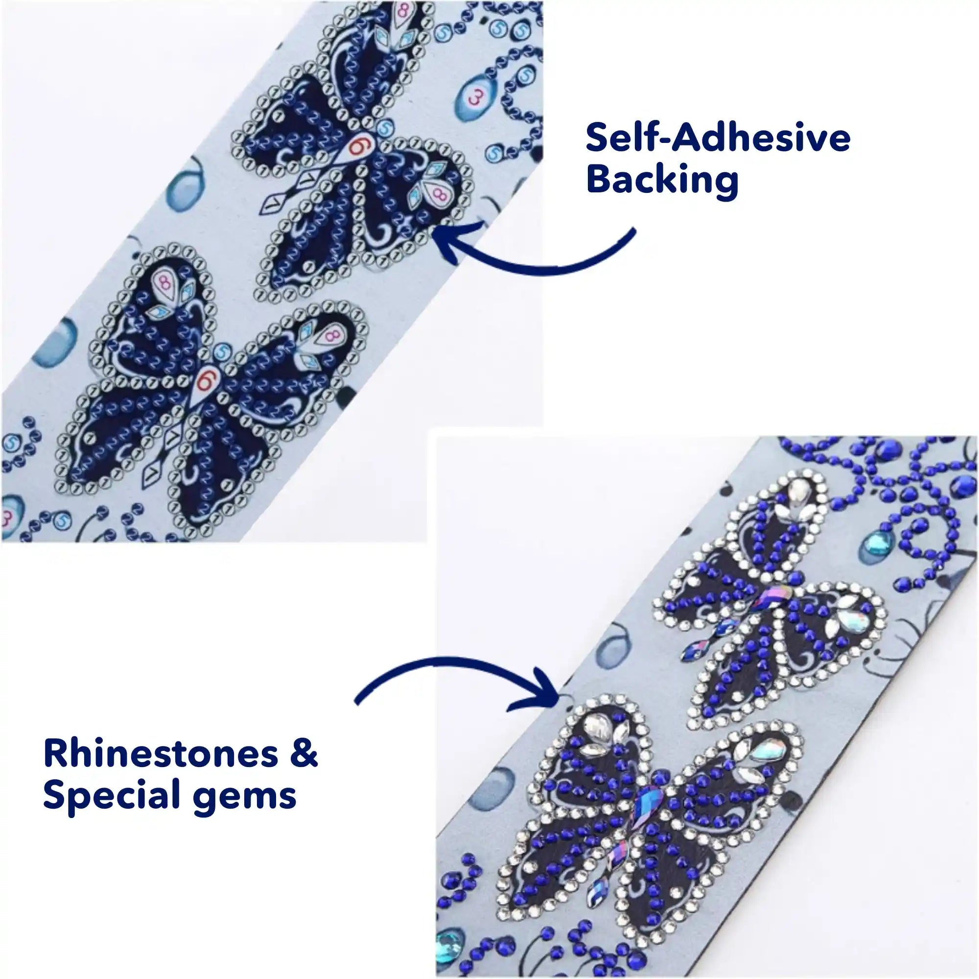 Diamond Painting Bookmark "Shinny" 2-Piece Set