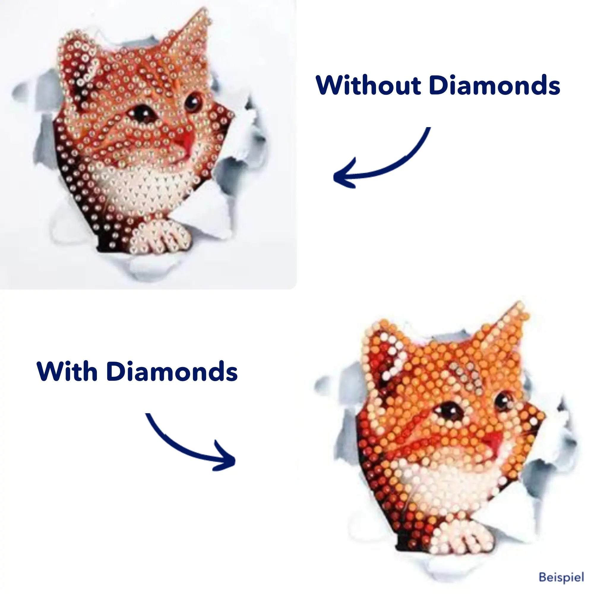 Diamond Painting XL Sticker - Lucky Pets