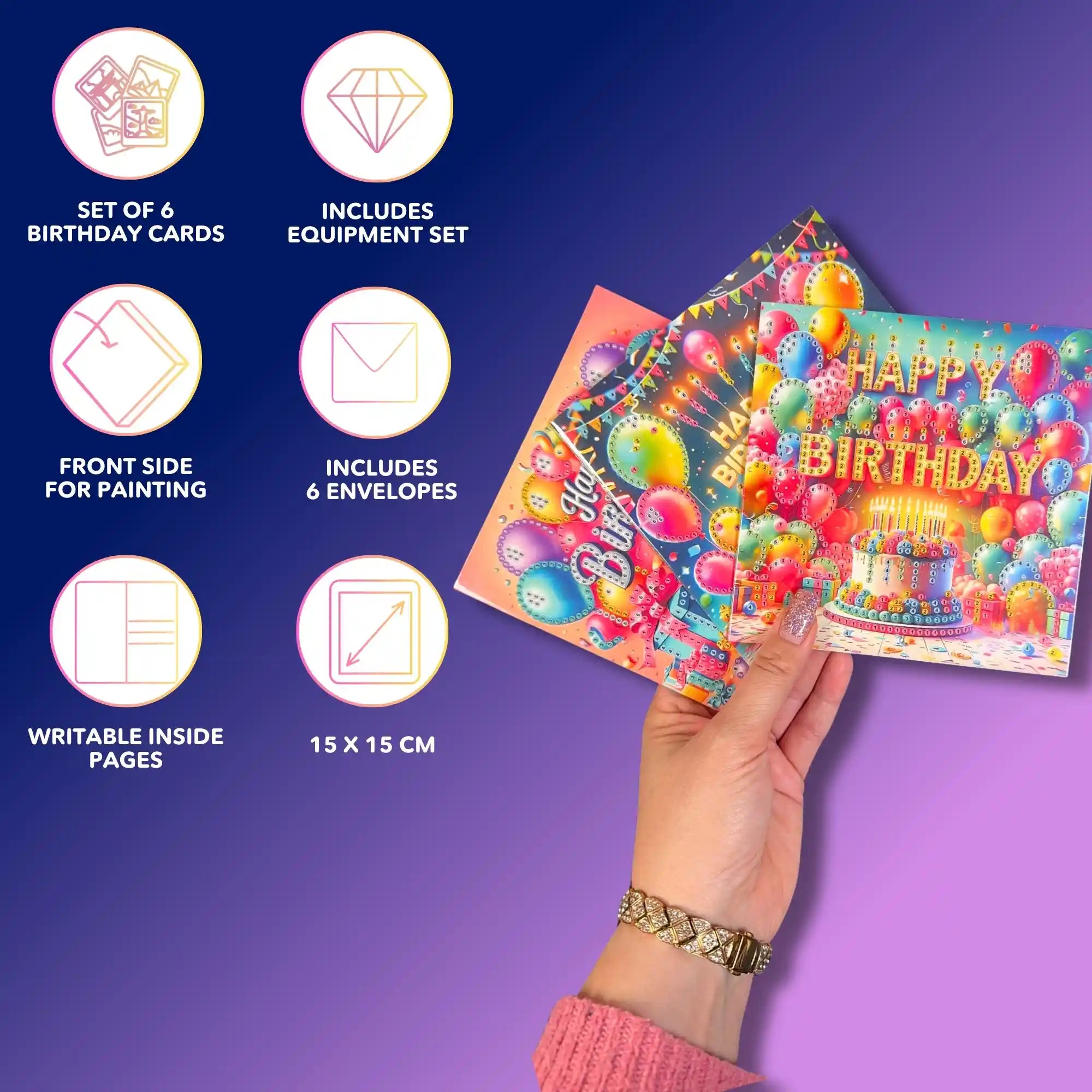 Diamond Painting Gift Cards – Birthday