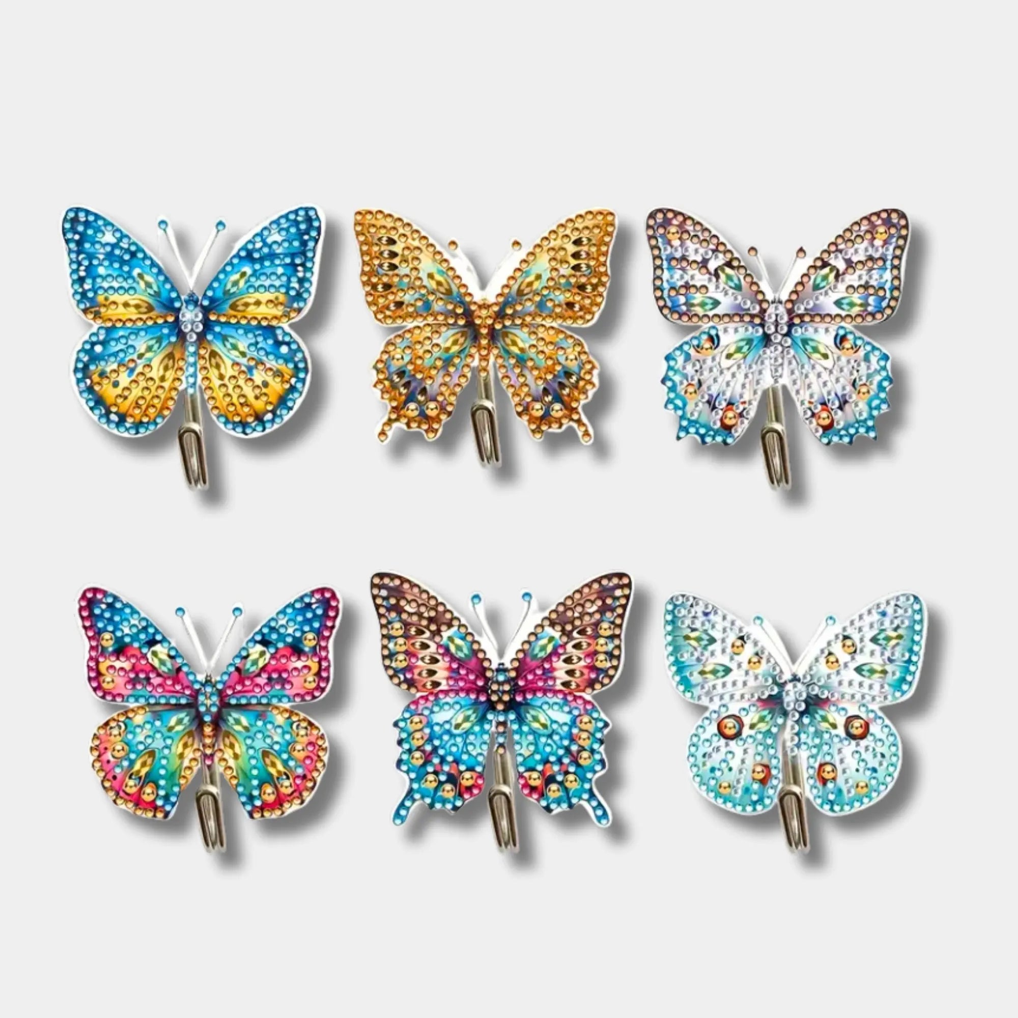 Diamond Painting Wall Hooks Butterflies
