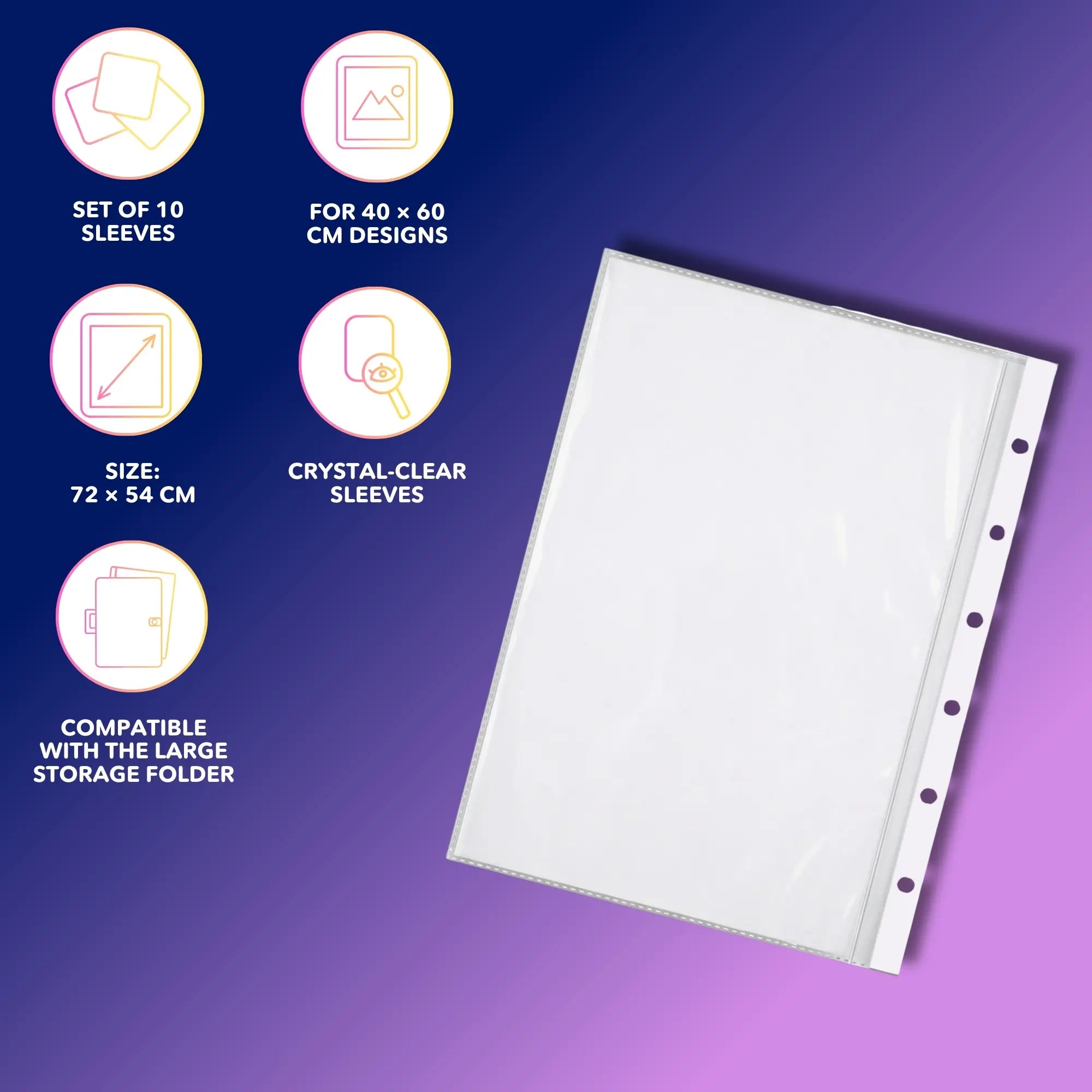 Diamond Painting Sleeves for Collection Folder