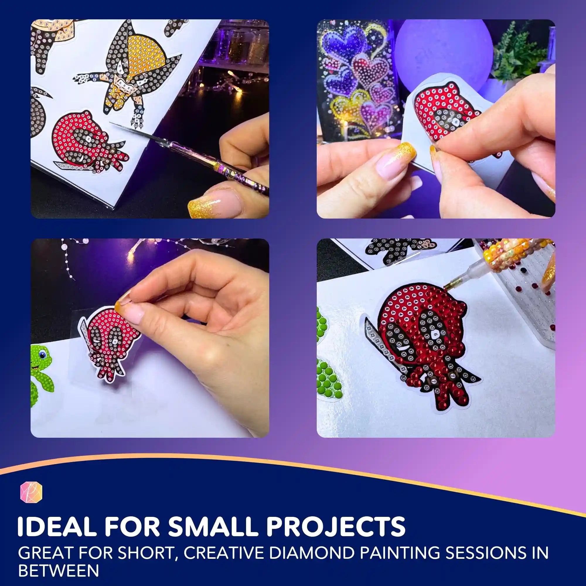 Diamond Painting Stickers - Superheroes