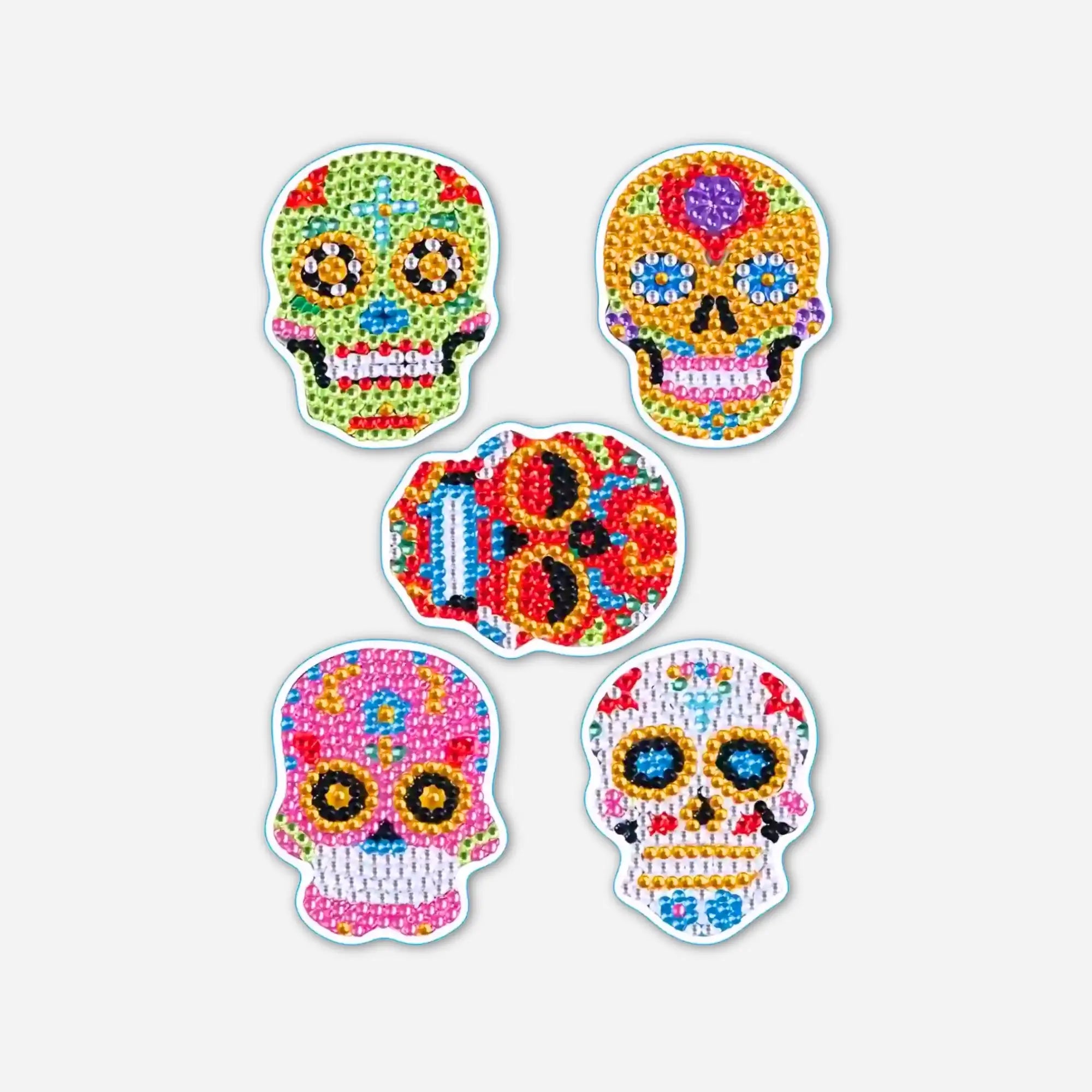Diamond Painting Stickers - Skulls