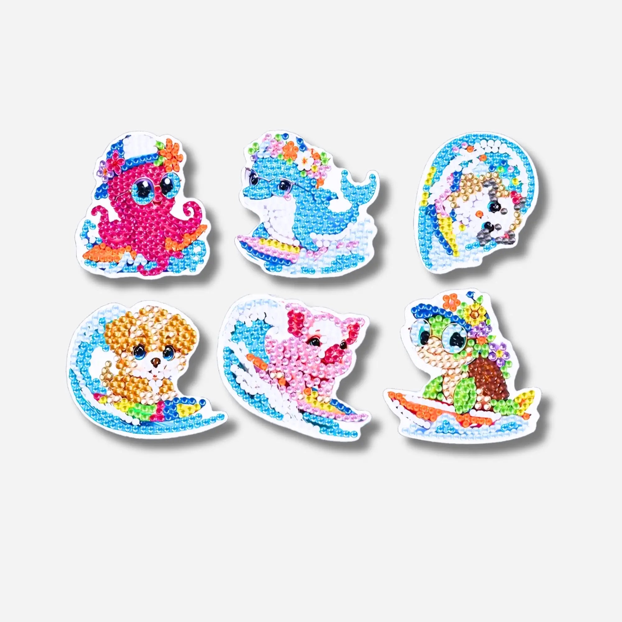 Diamond Painting Stickers - Little Surfers