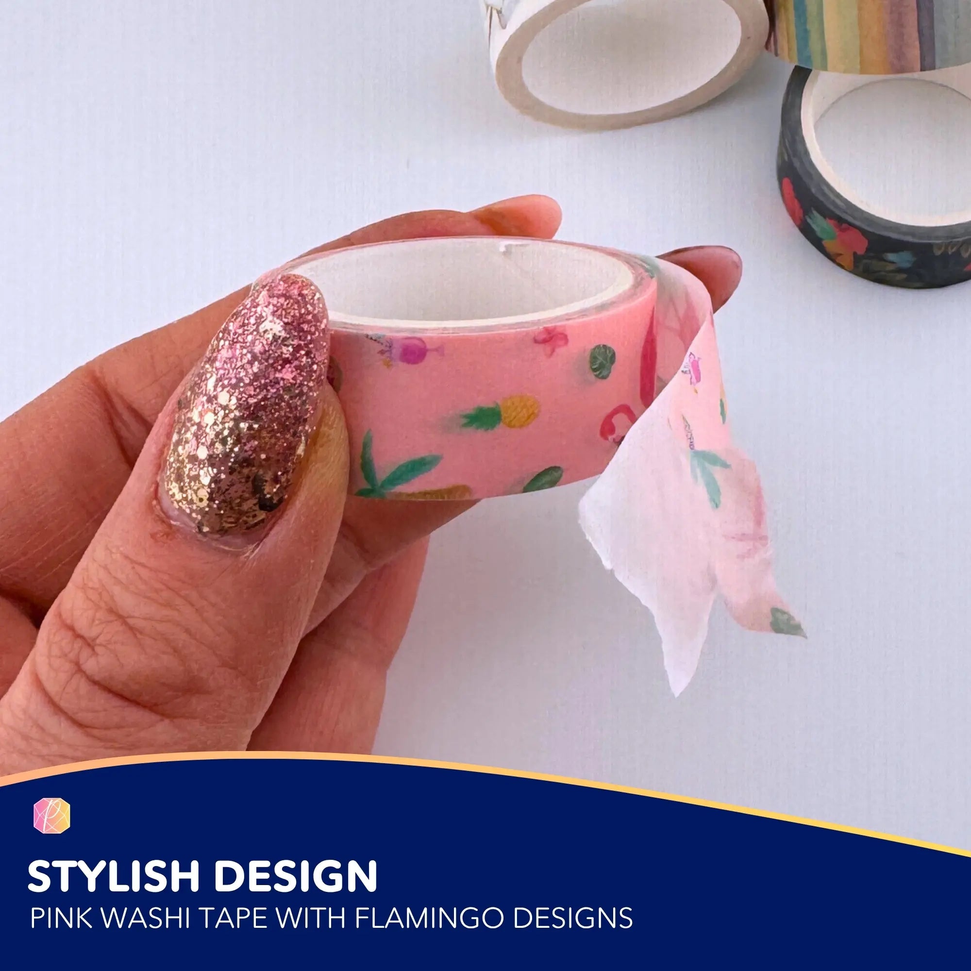 Diamond Painting Adhesive Tape - Flamingo