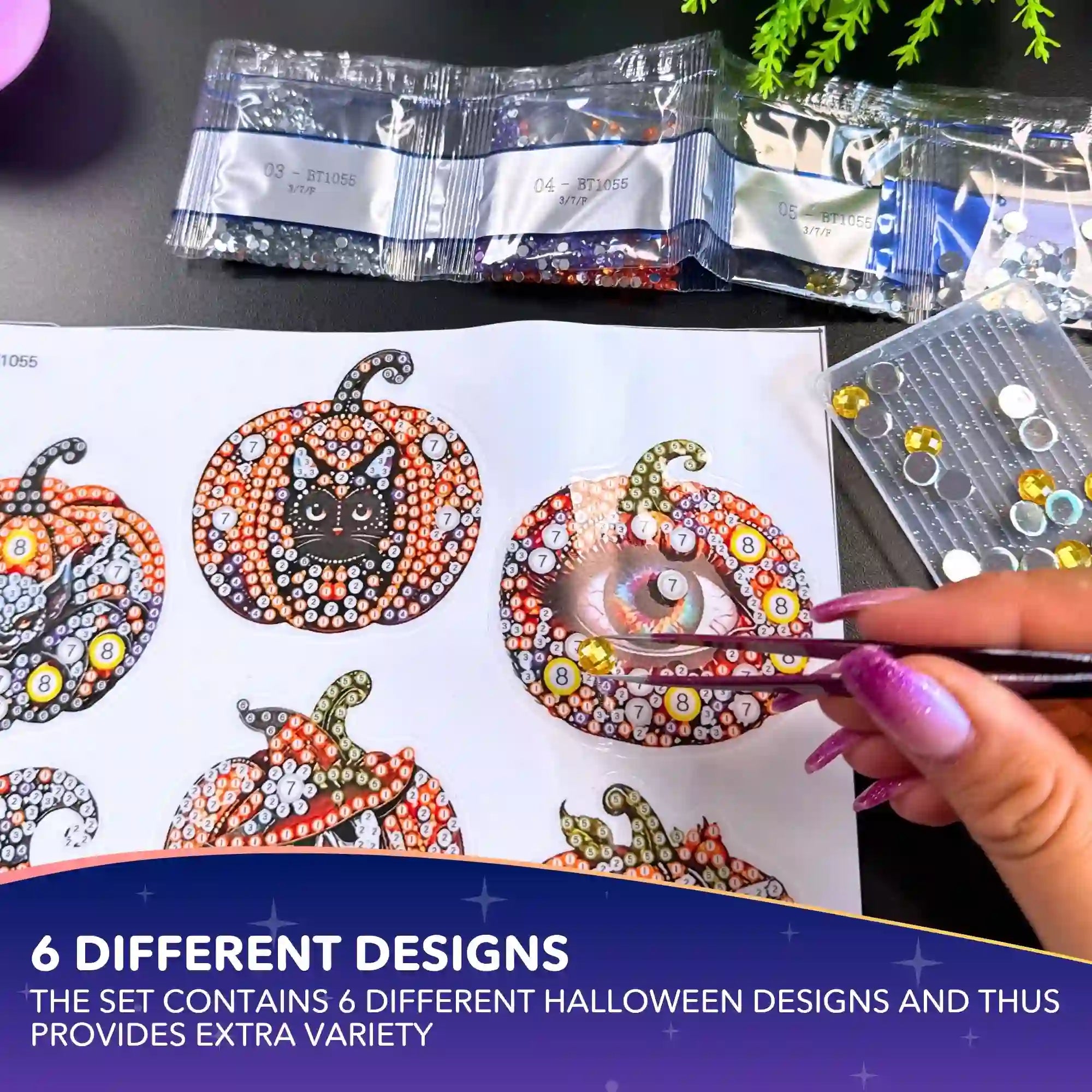 Diamond Painting Sticker - Halloween