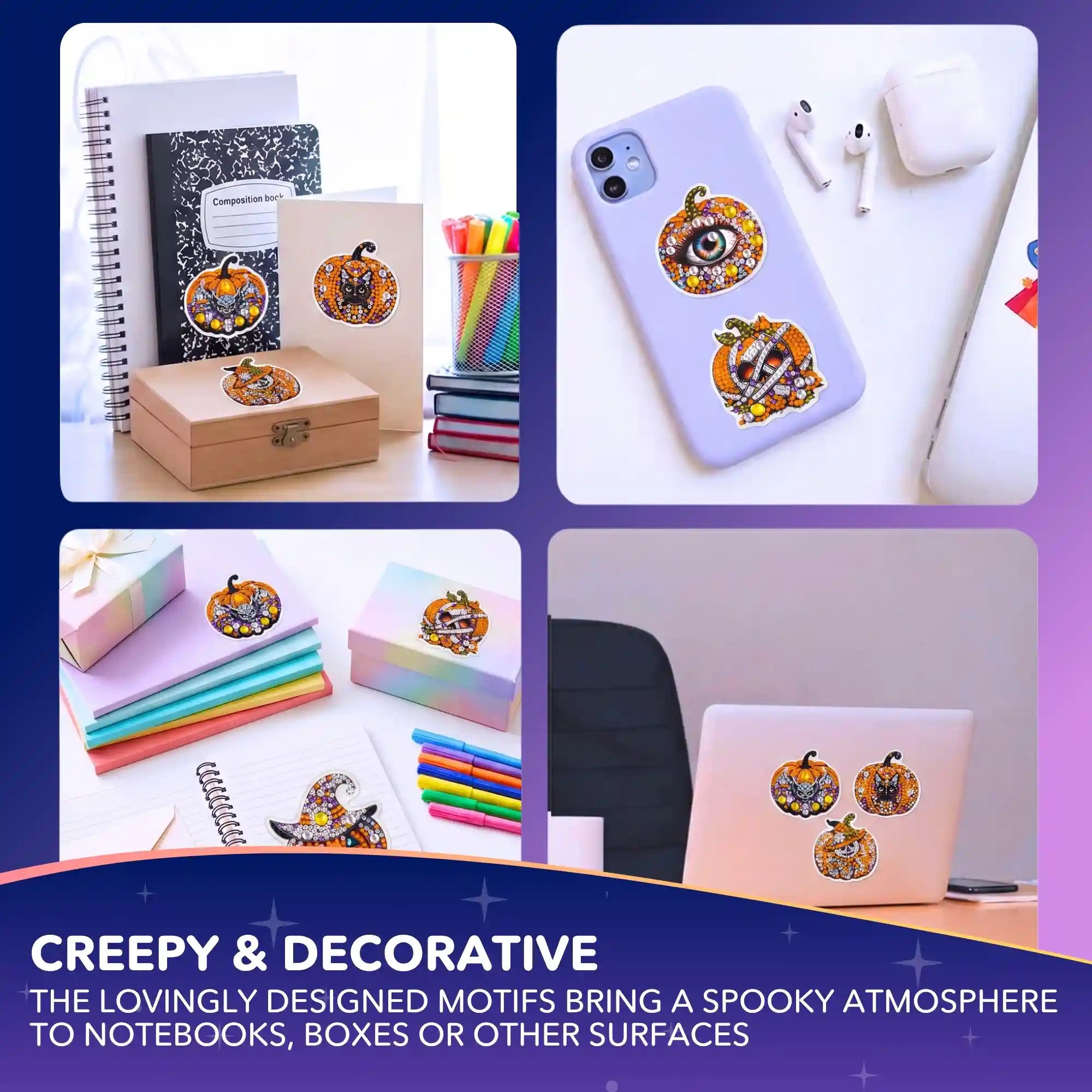 Diamond Painting Sticker - Halloween