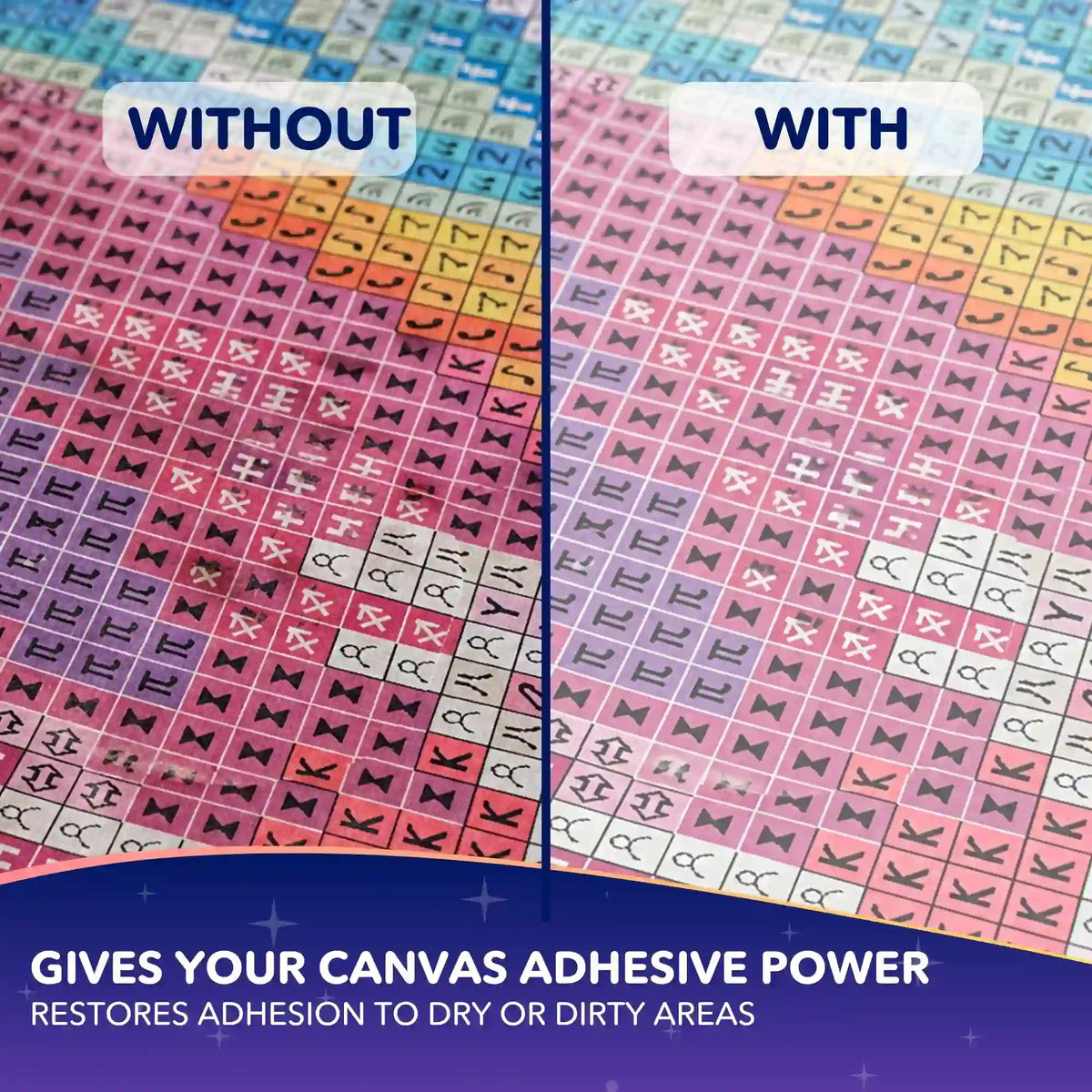 Diamond Painting Canvas Glue