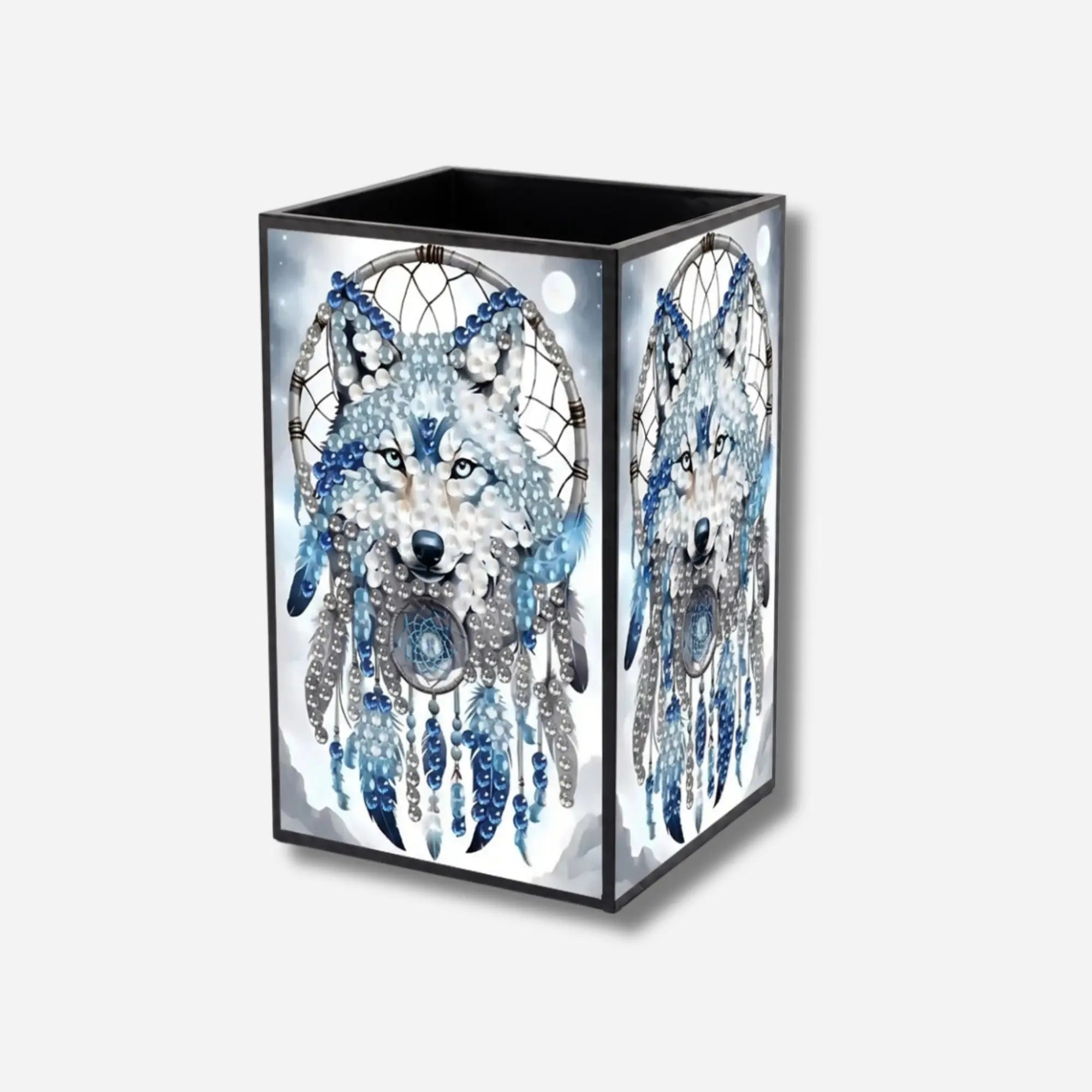 Diamond Painting – Pen Holder Wolf