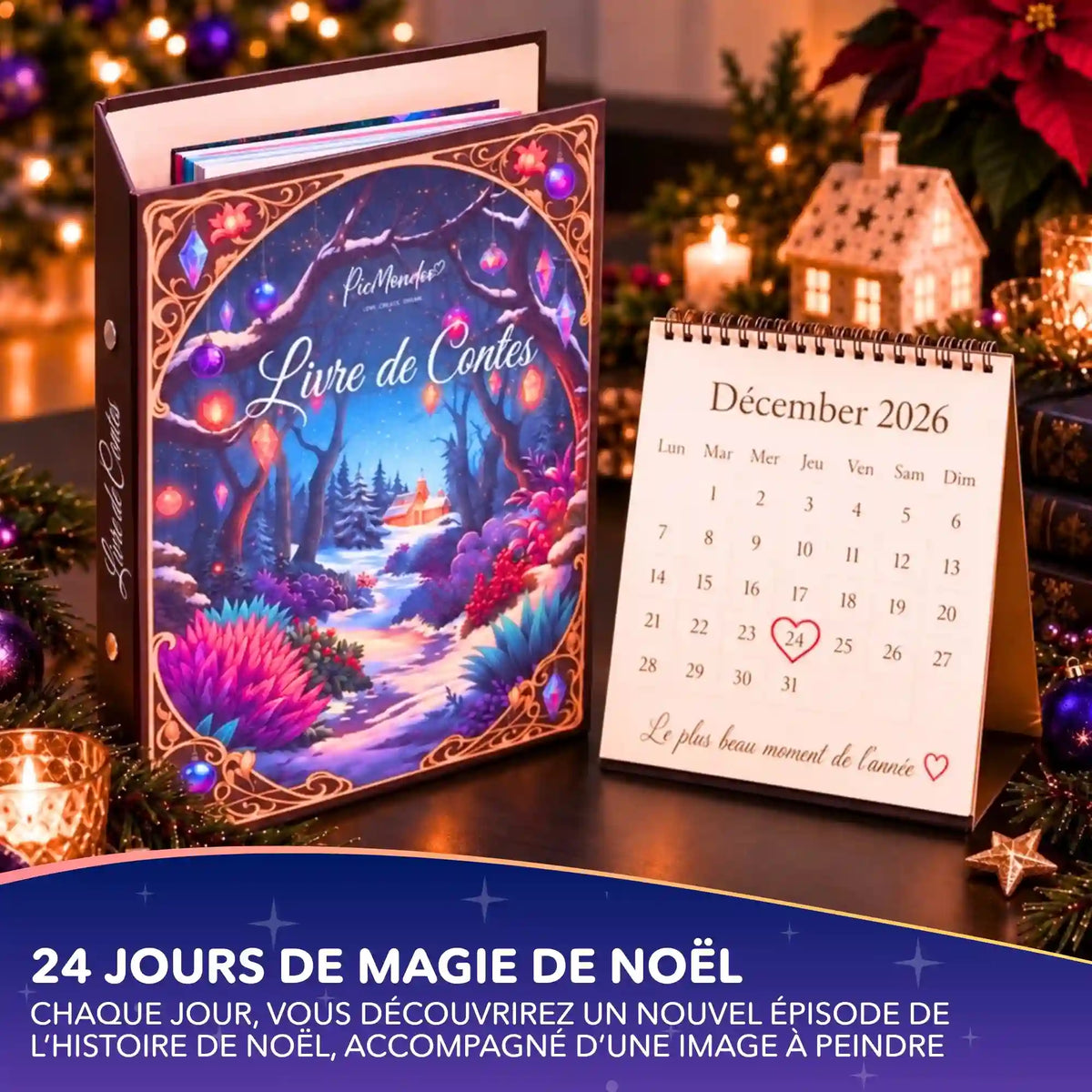 Livre de contes en diamond painting pour adultes