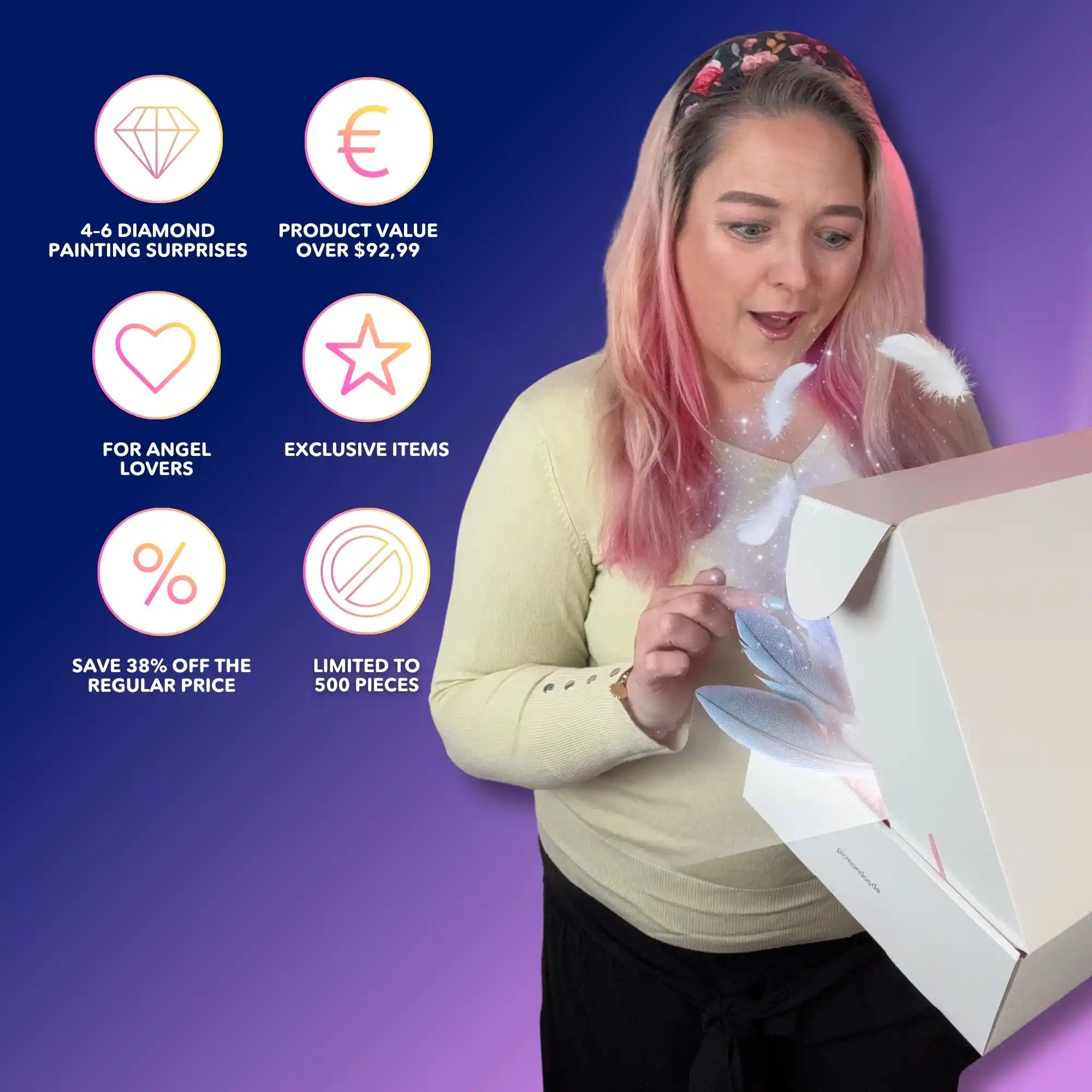 Diamond Painting Mystery-Box "Angel" (#1)