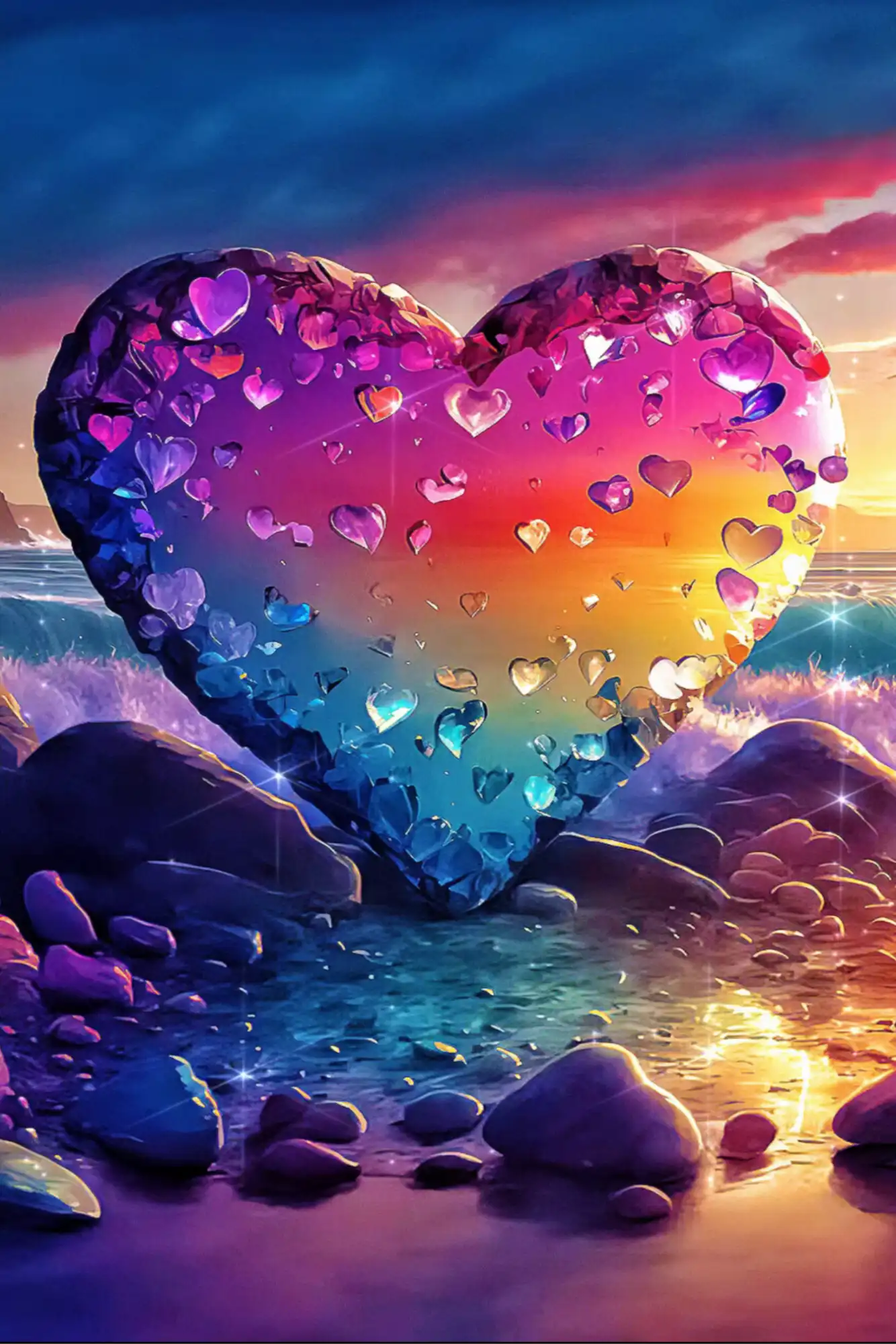 Diamond Painting 100 Colors Special – Heart of Glitter