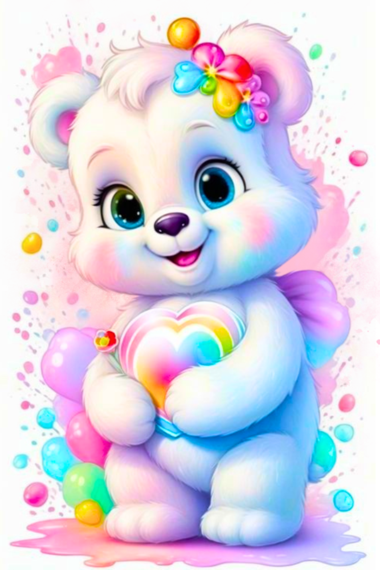 Diamond Painting - Little Heart Bear