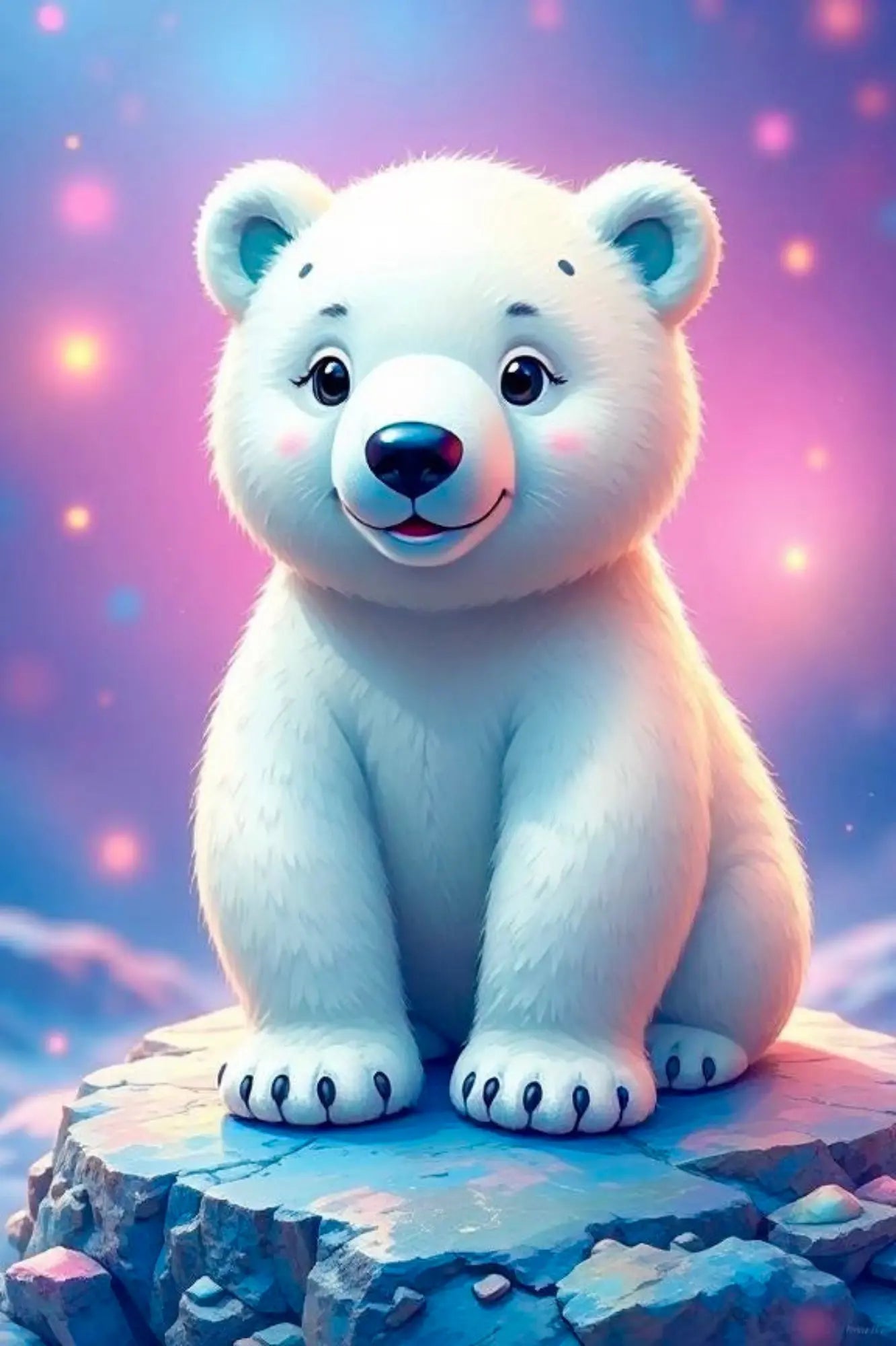 Diamond Painting Mini – Polar Bear Hugo