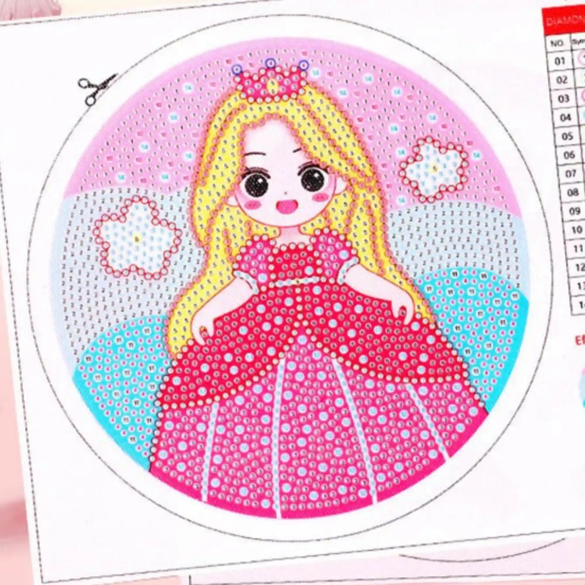 Diamond Painting Kids – Round with Frame