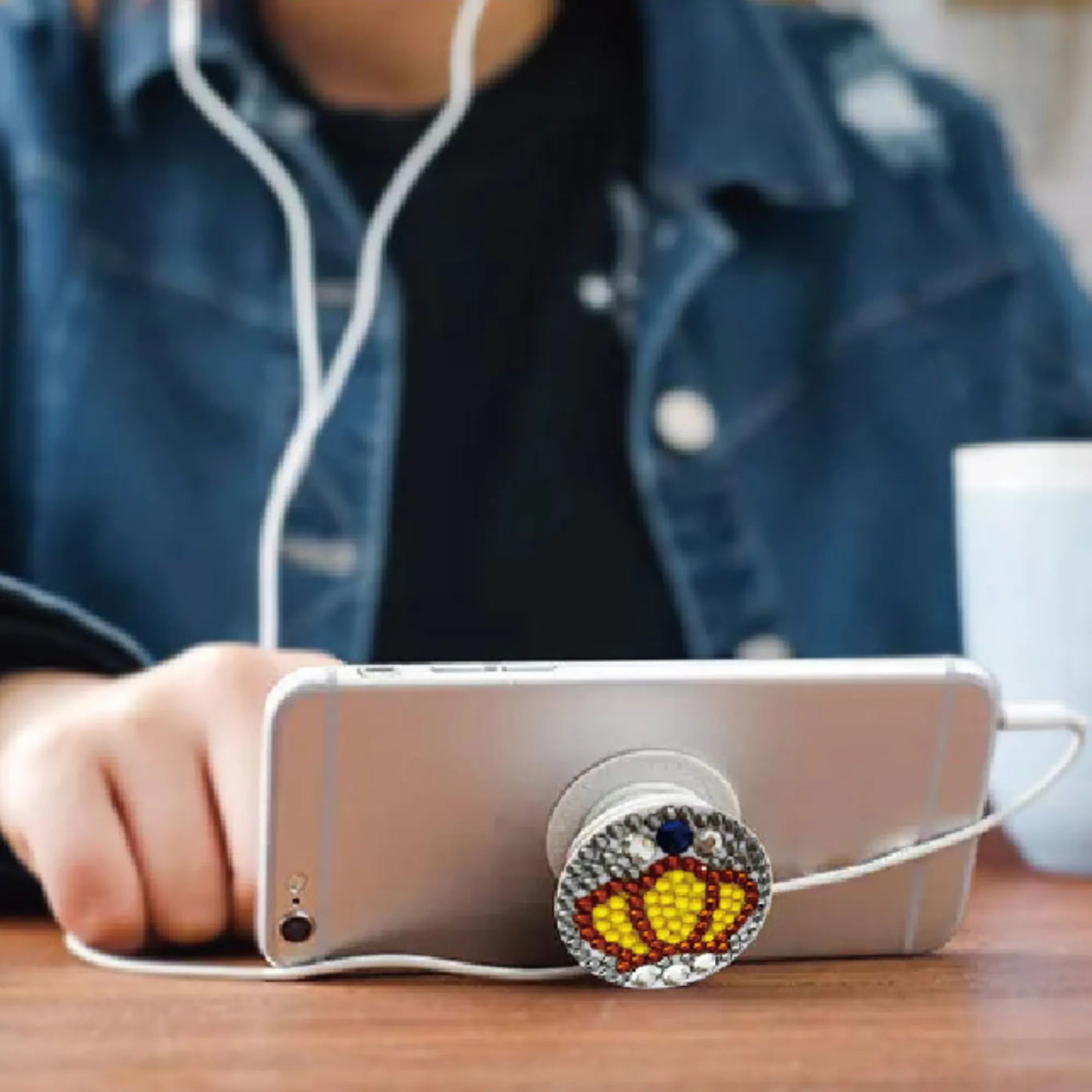 Diamond Painting Pop Grip for Smartphone