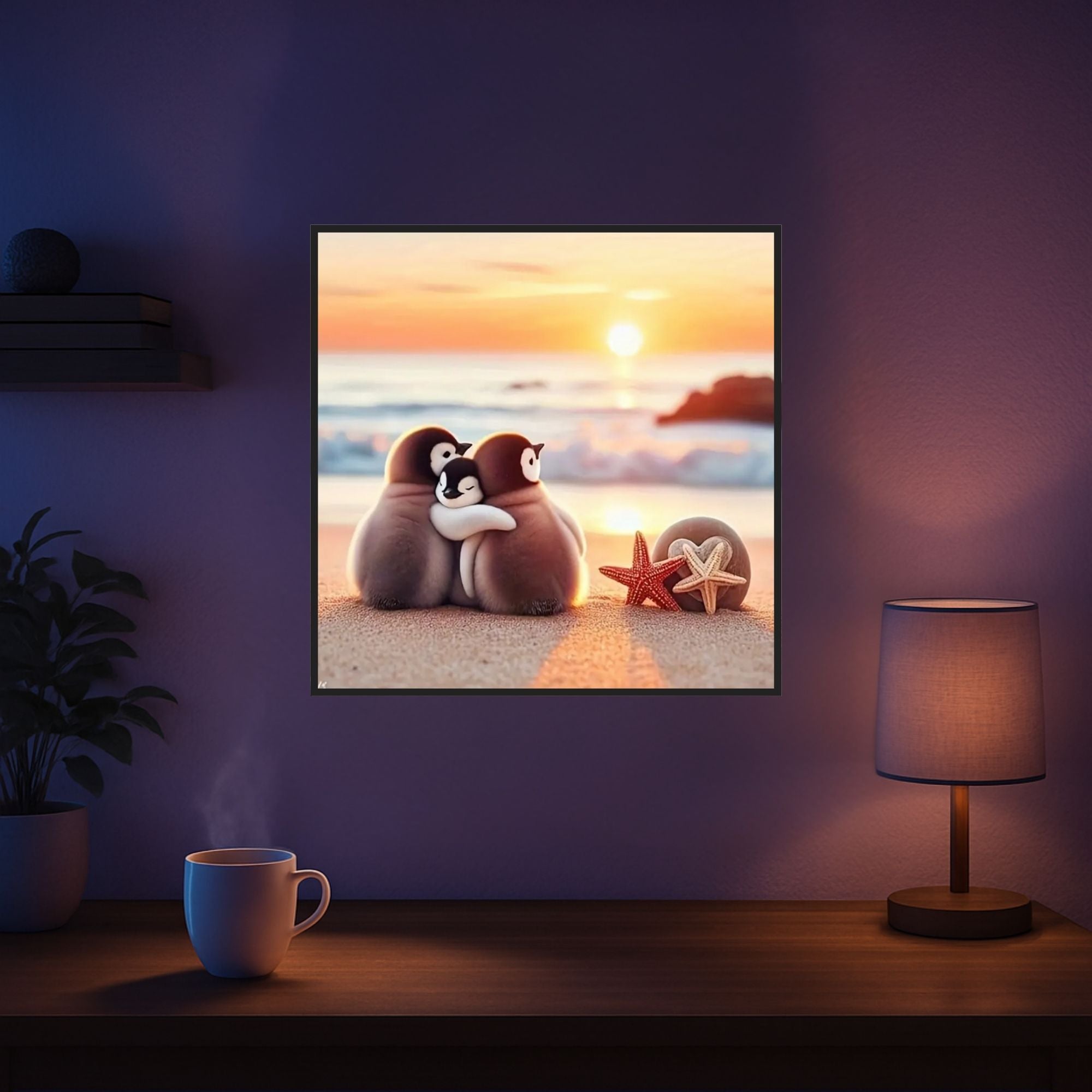 Diamond Painting - Happy Family at the Beach