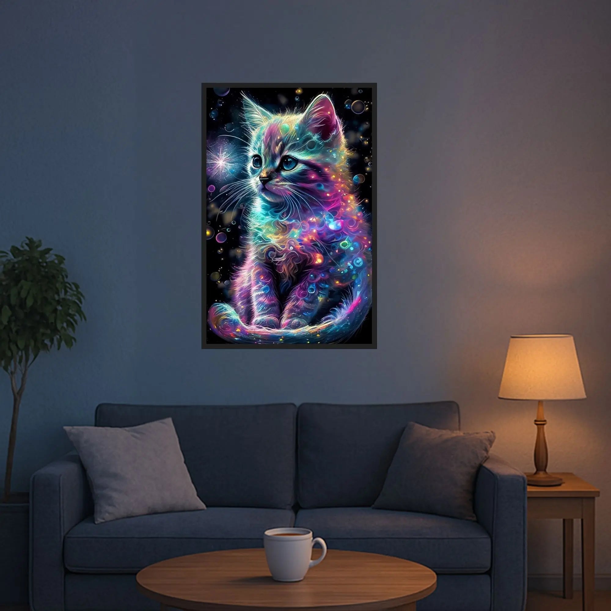 Diamond Painting 100 Colors Special – Colorful Kitten