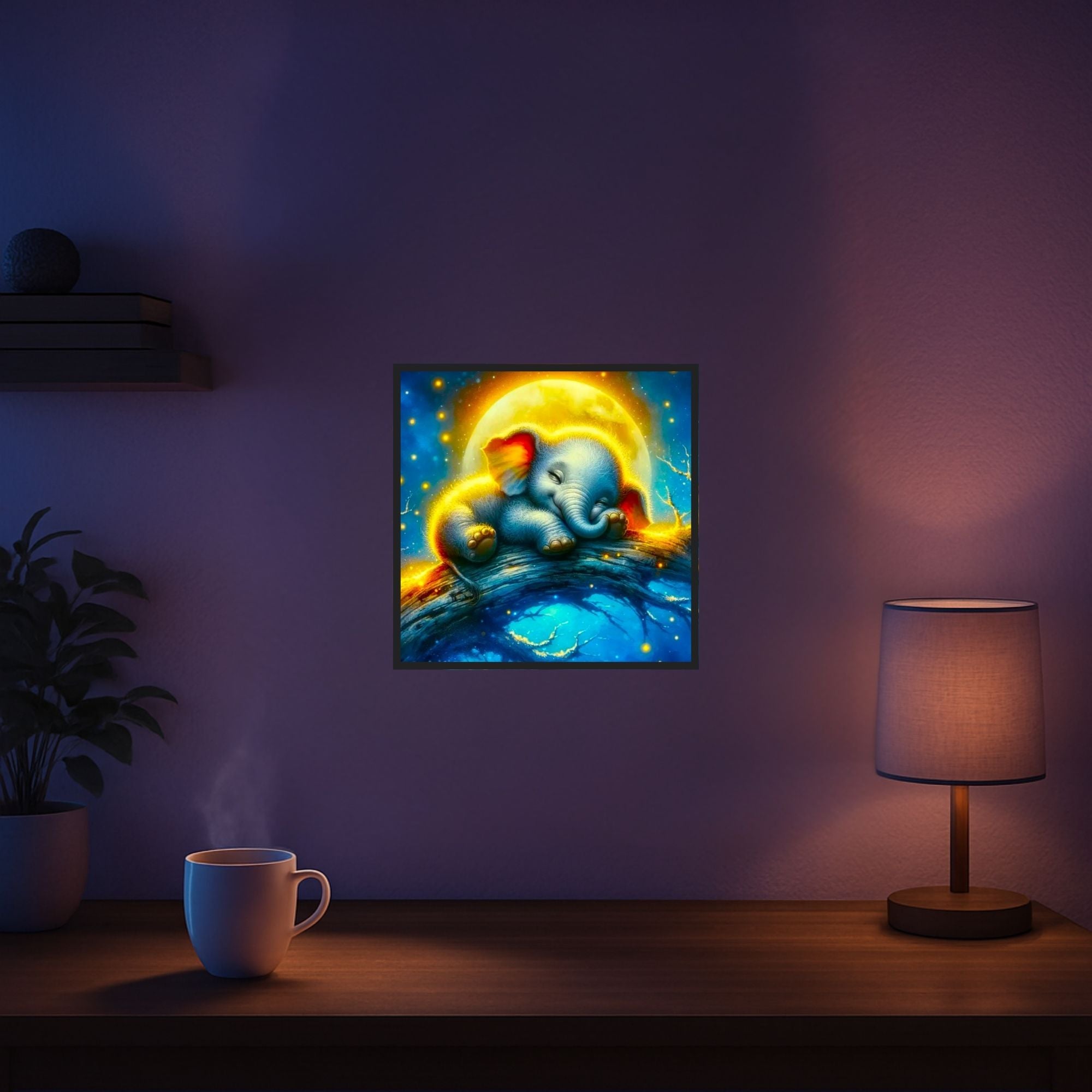 Diamond Painting - Moonlight Elephant
