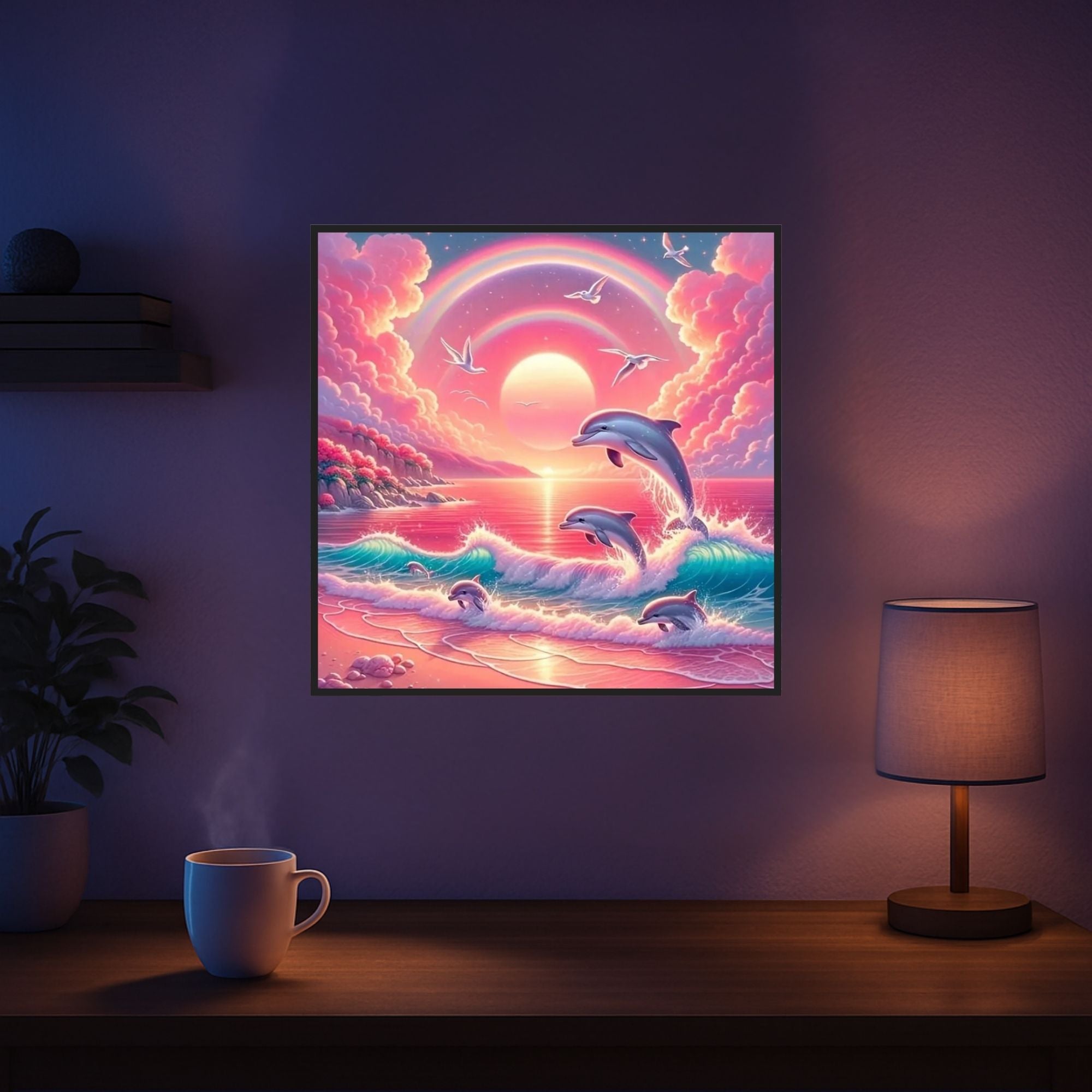 Diamond Painting - Pink Ocean Whisper