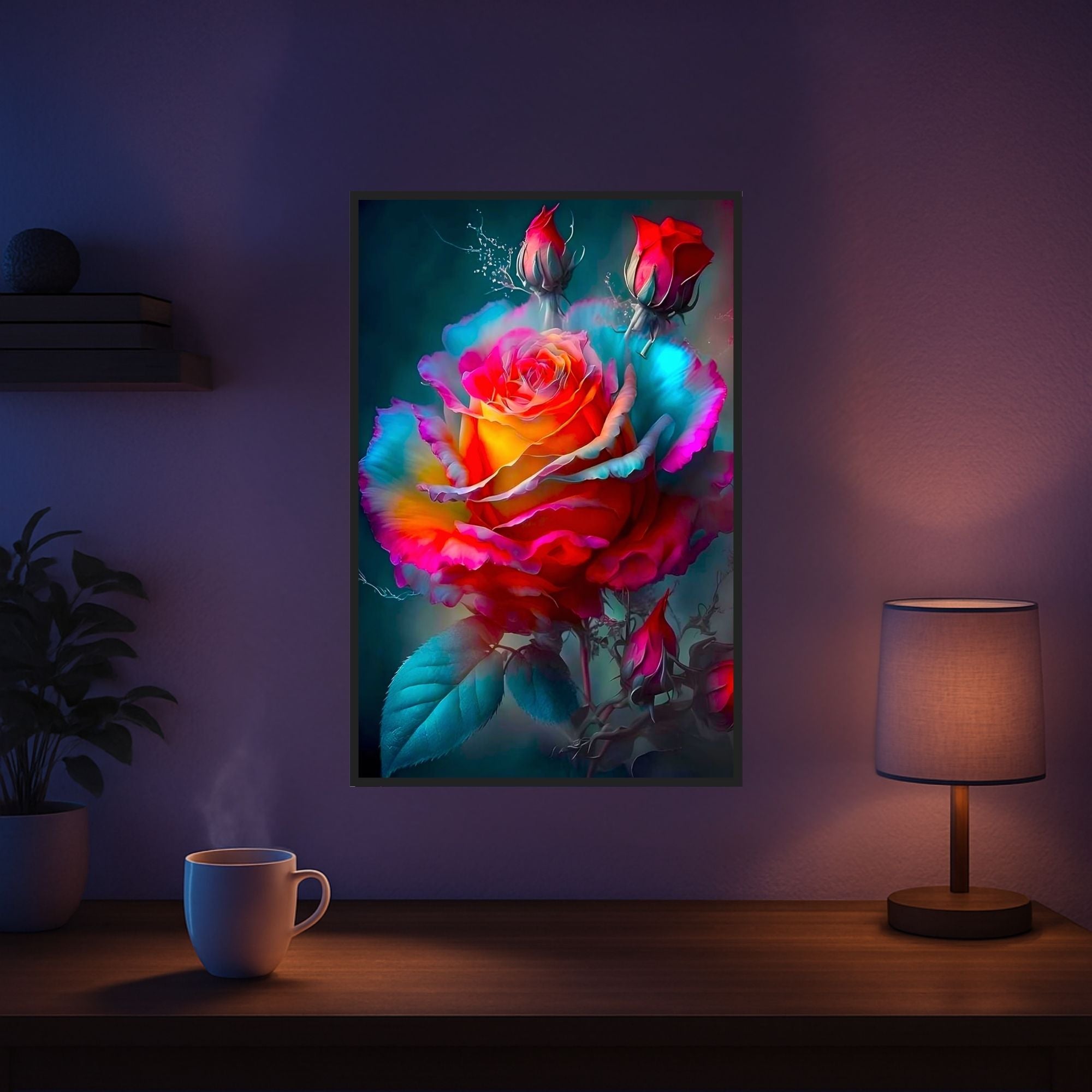 Diamond Painting - Delicate Rose Blossom