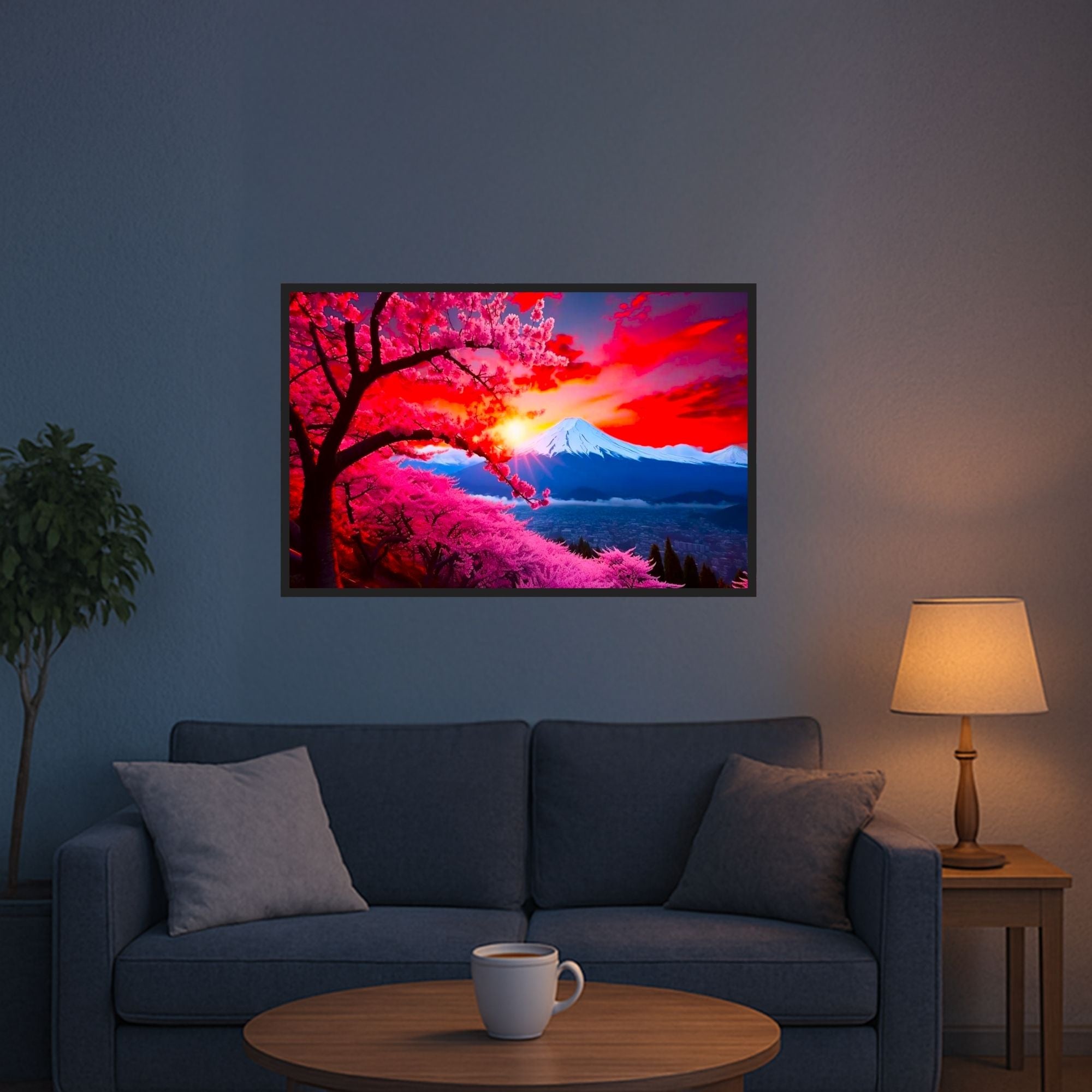 Diamond Painting - Mountain of Cherry Blossoms