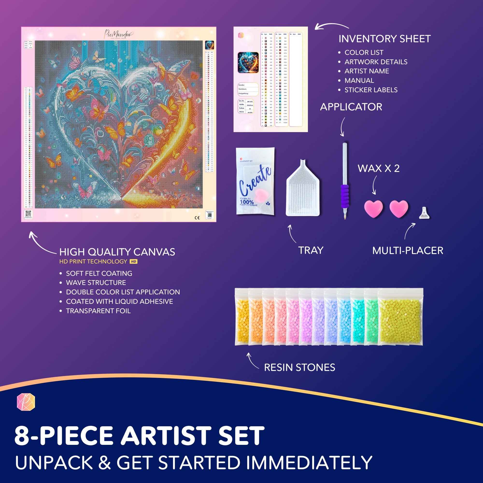 Diamond Painting - Butterfly Heart