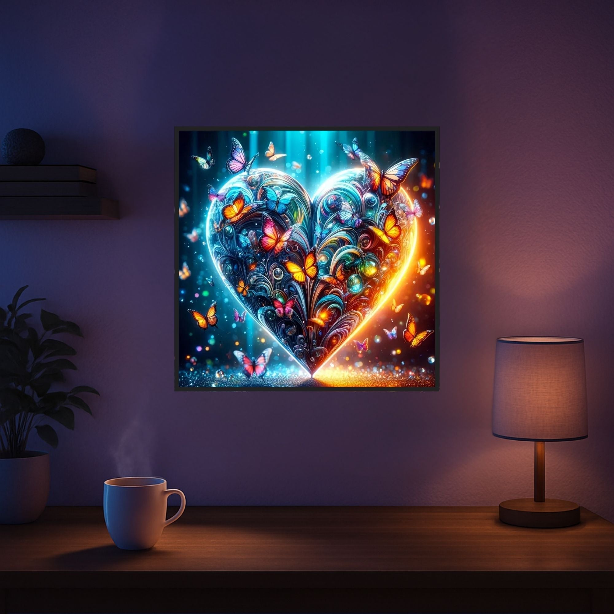Diamond Painting - Butterfly Heart