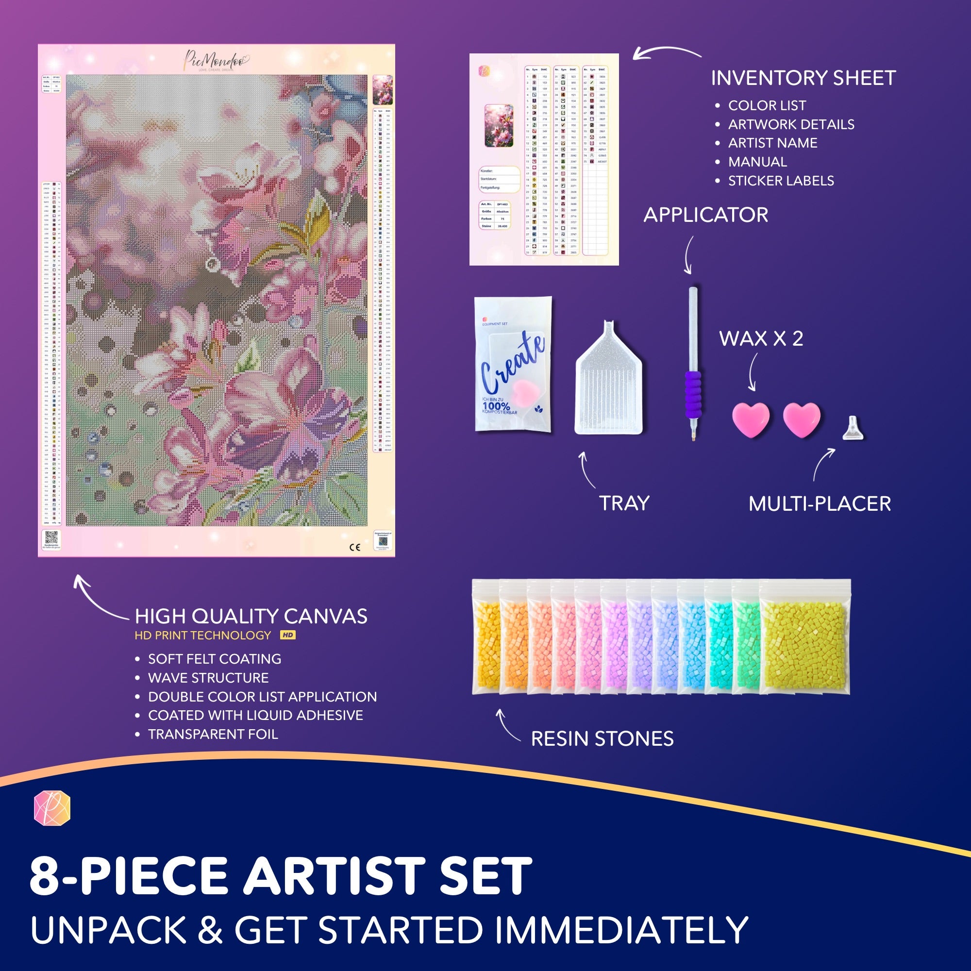 Diamond Painting - Delicate Cherry Blossoms