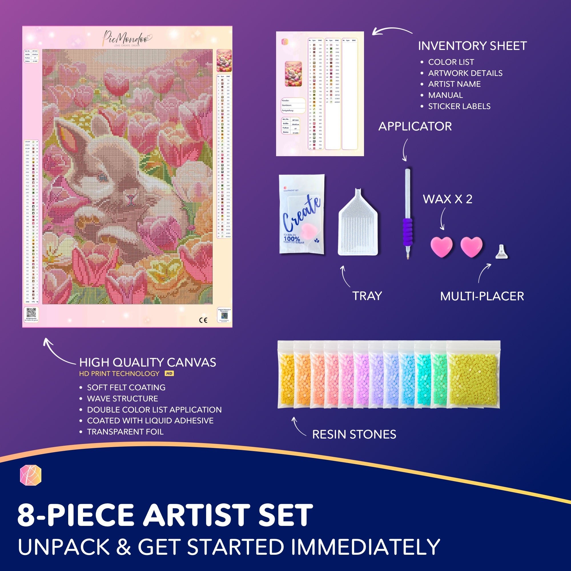 Diamond Painting - Dreamy Easter Bunny